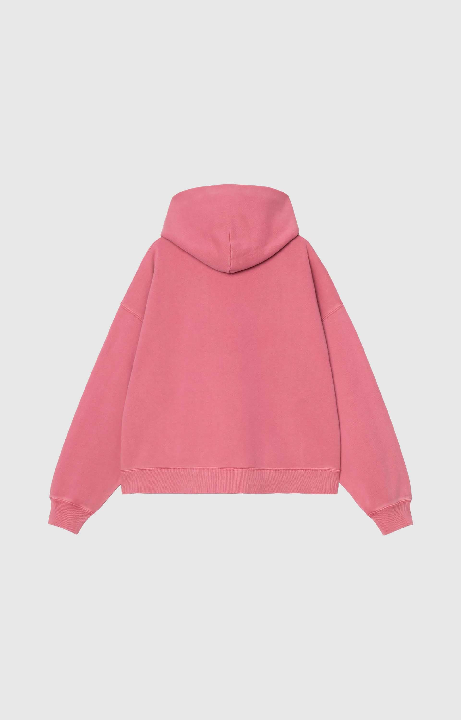 Carhartt WIP Hooded Benton Sweat Jacket, Primrose Garment Dyed