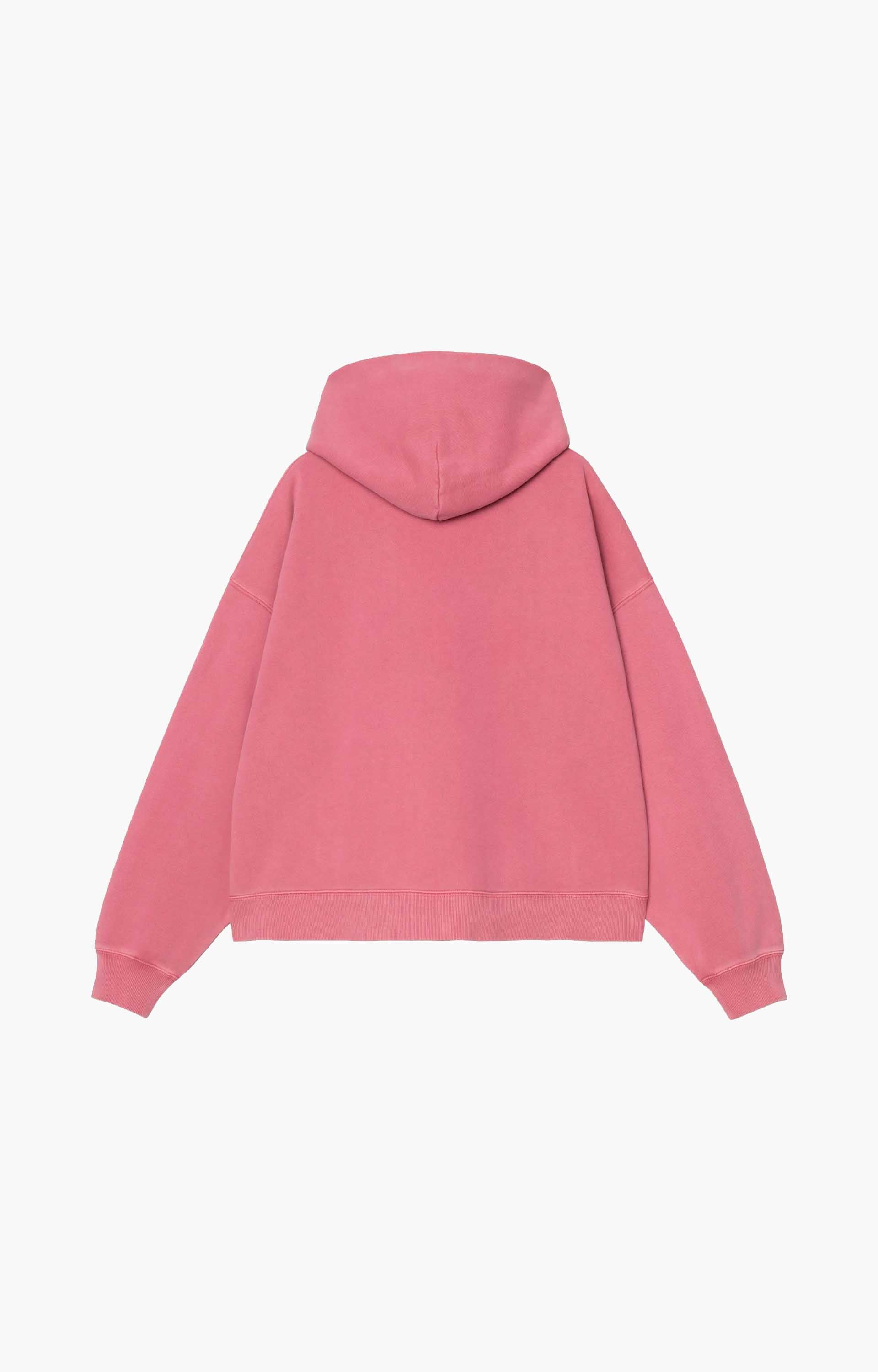 Carhartt WIP Hooded Benton Sweat Jacket, Primrose Garment Dyed