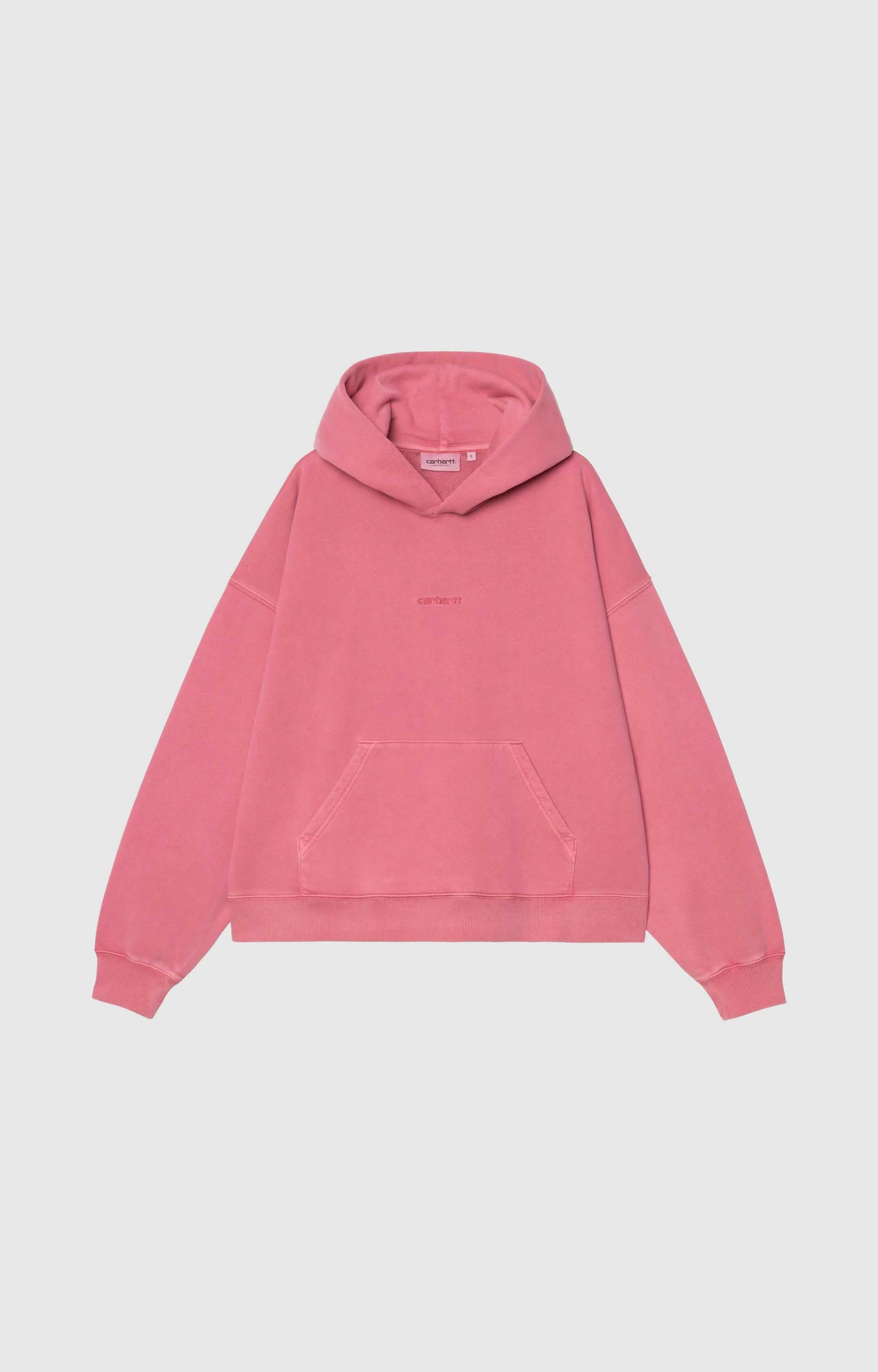 Carhartt WIP Hooded Benton Sweat Jacket, Primrose Garment Dyed