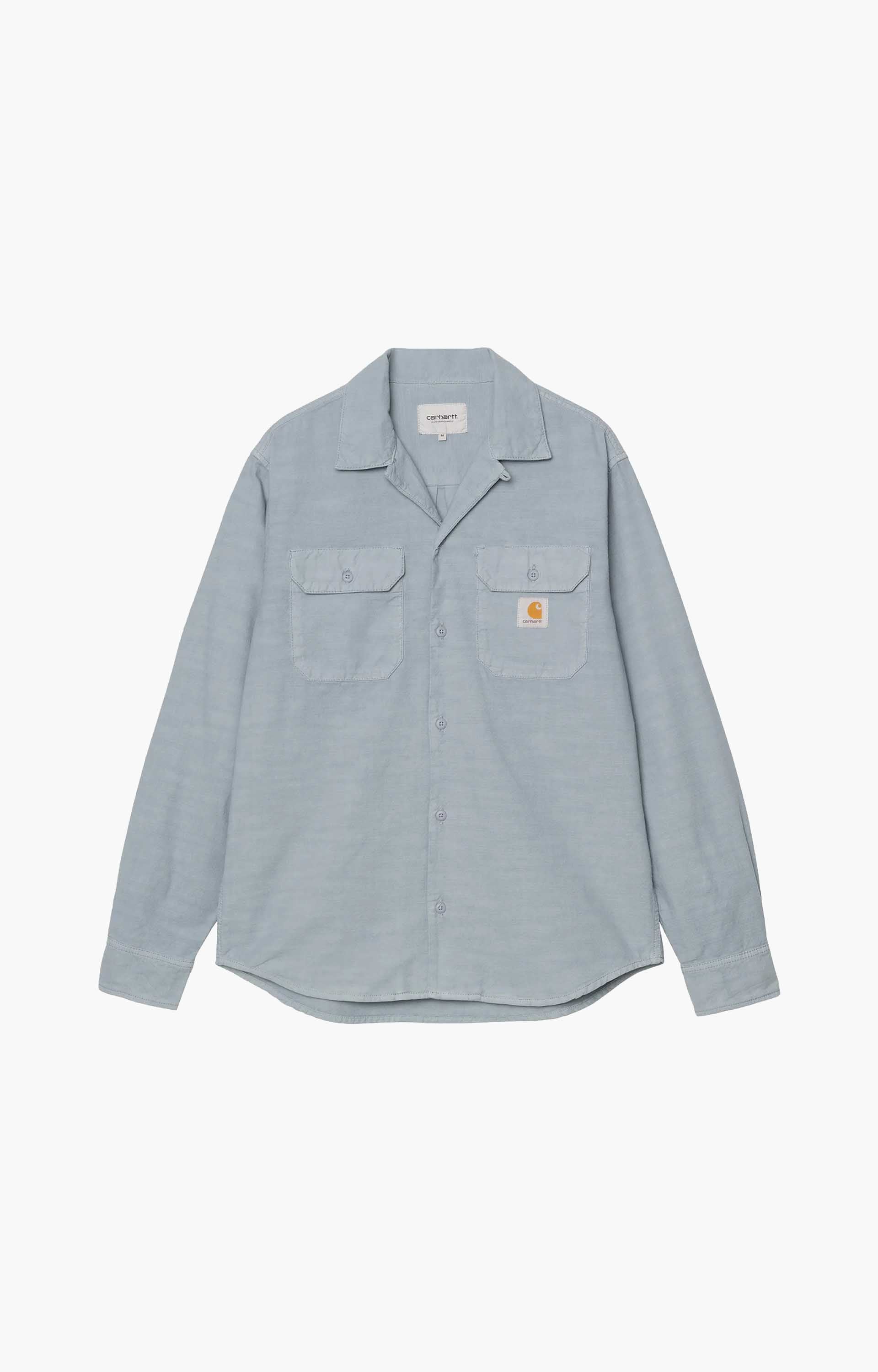 Carhartt WIP L/S Kelsey Shirt, Mirror Garment Dyed
