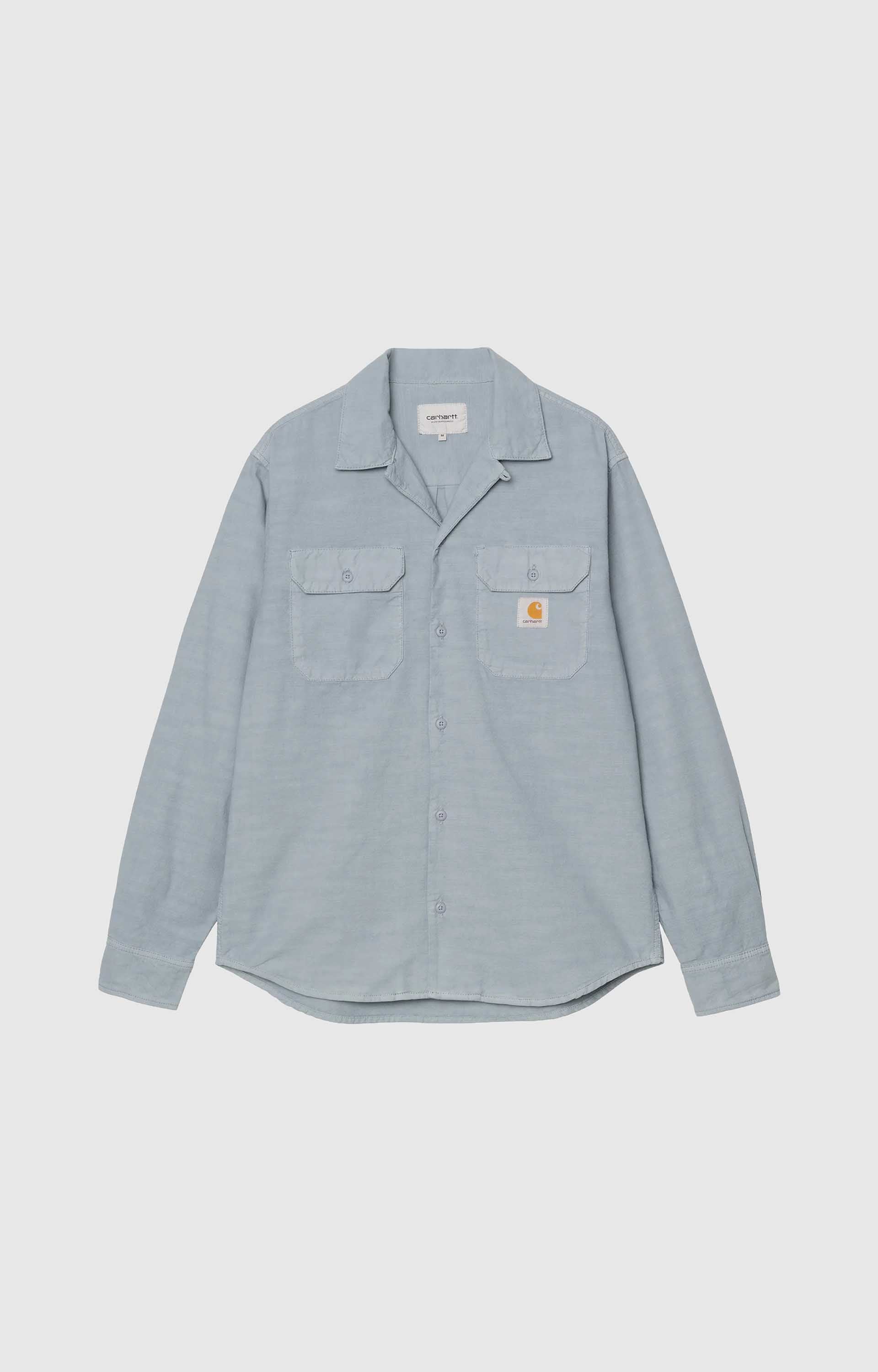 Carhartt WIP L/S Kelsey Shirt, Mirror Garment Dyed