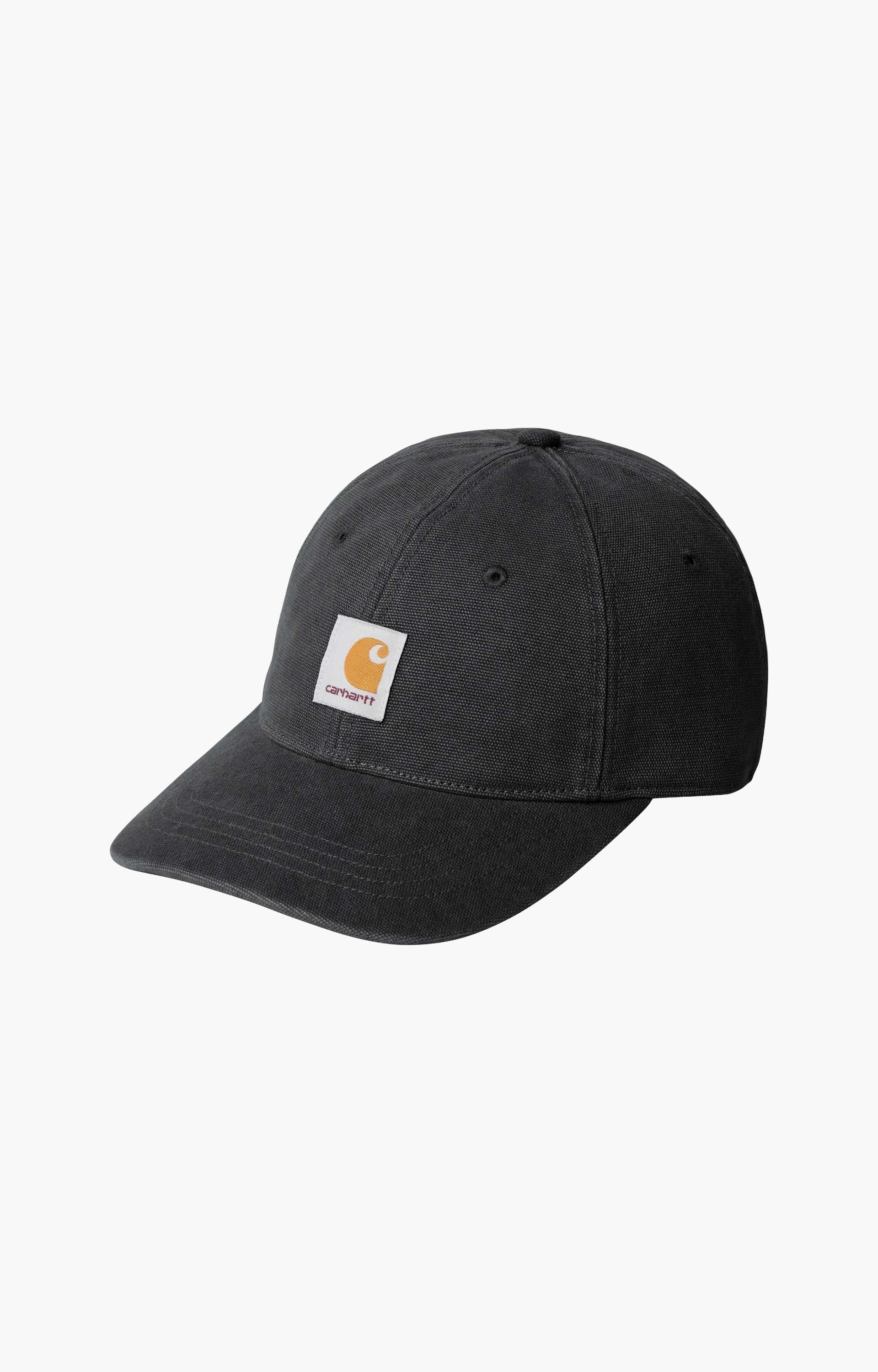 Carhartt WIP Canvas Cap, Black Stone Washed