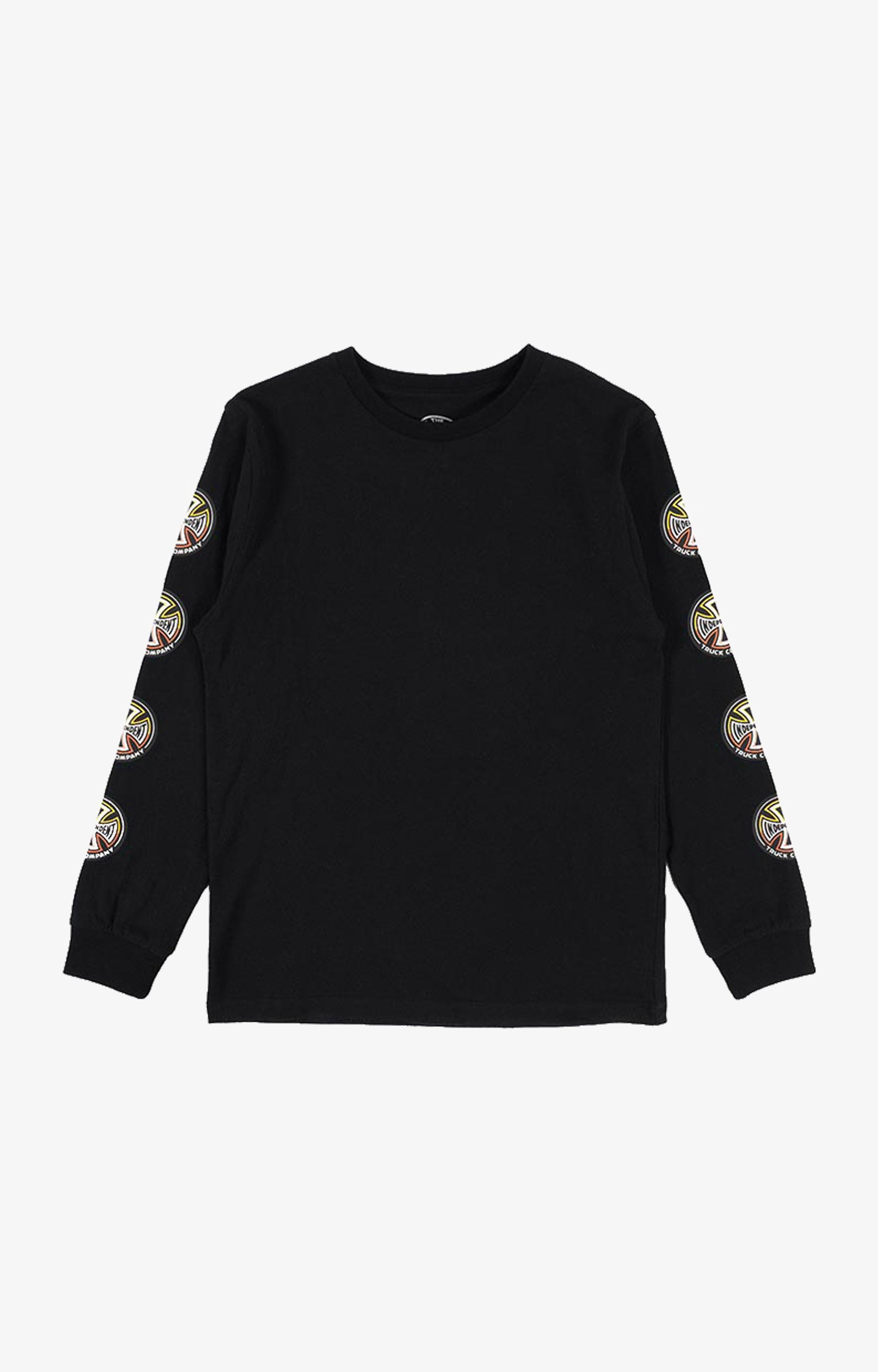 Independent Split Cross Youth Longsleeves, Black
