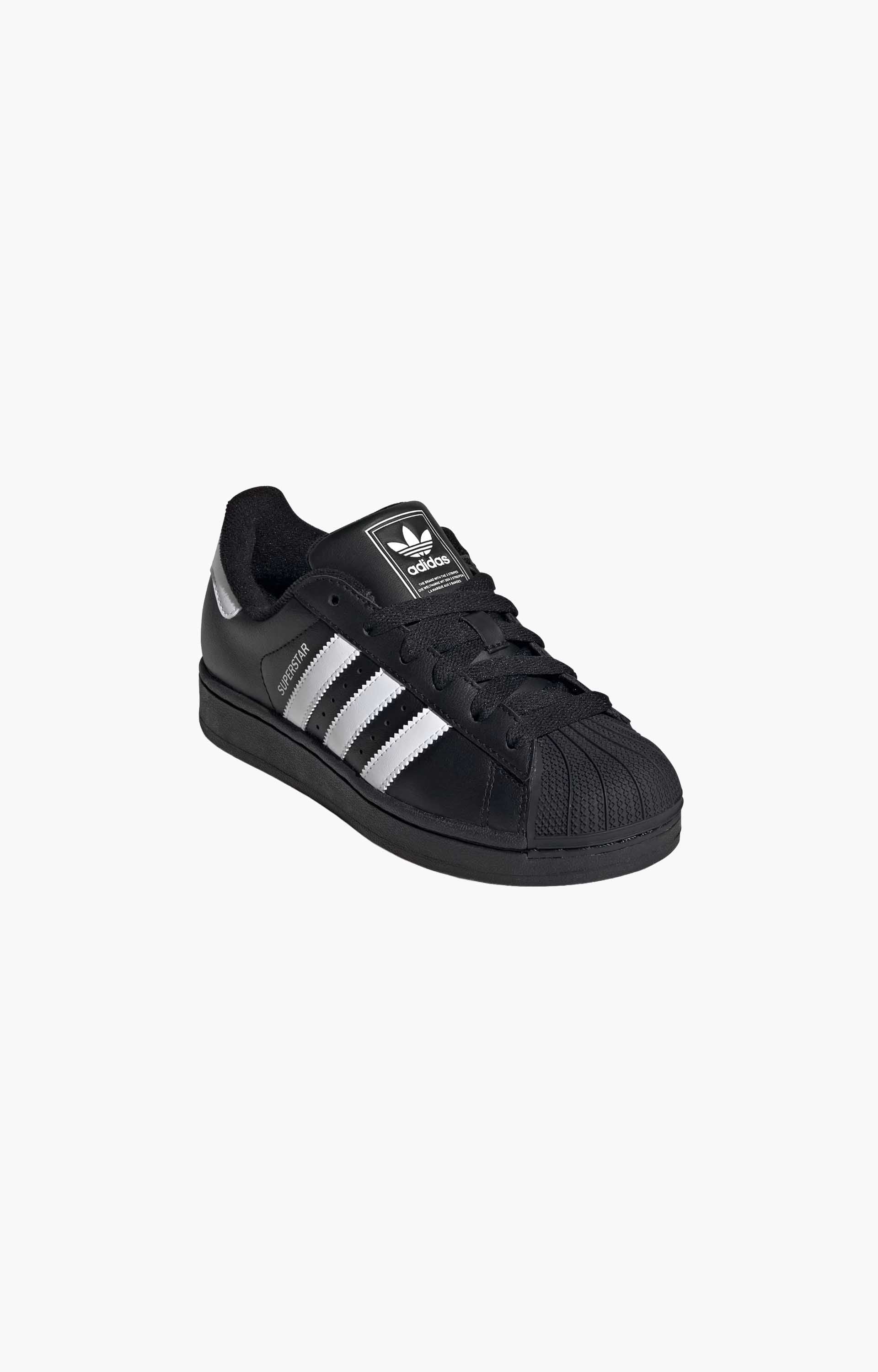 Adidas Superstar Ii J Shoe, Core Black/Footwear White