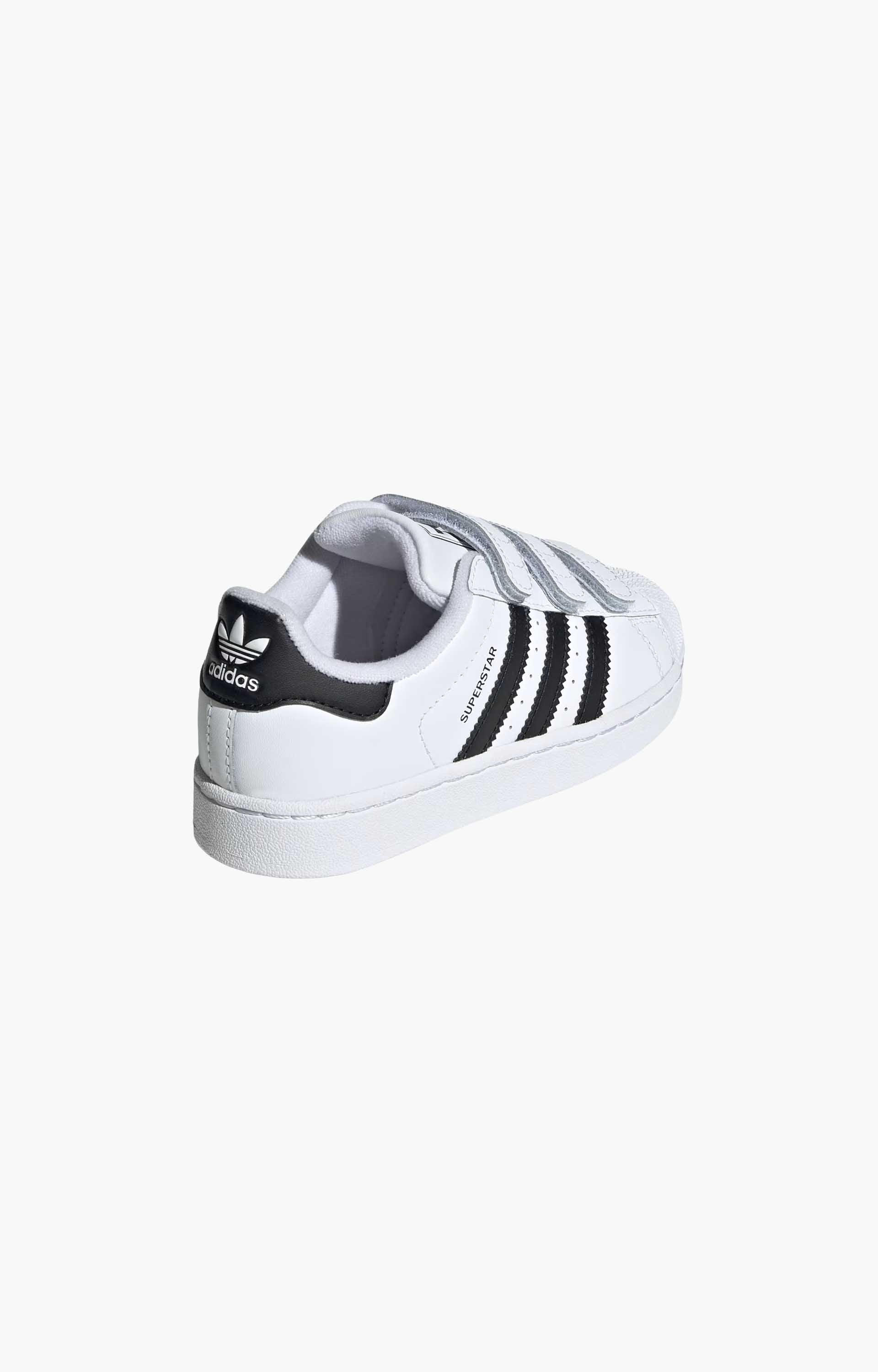 Adidas Superstar II Comfort Closure Youth Shoe, Footwear White/Core Black