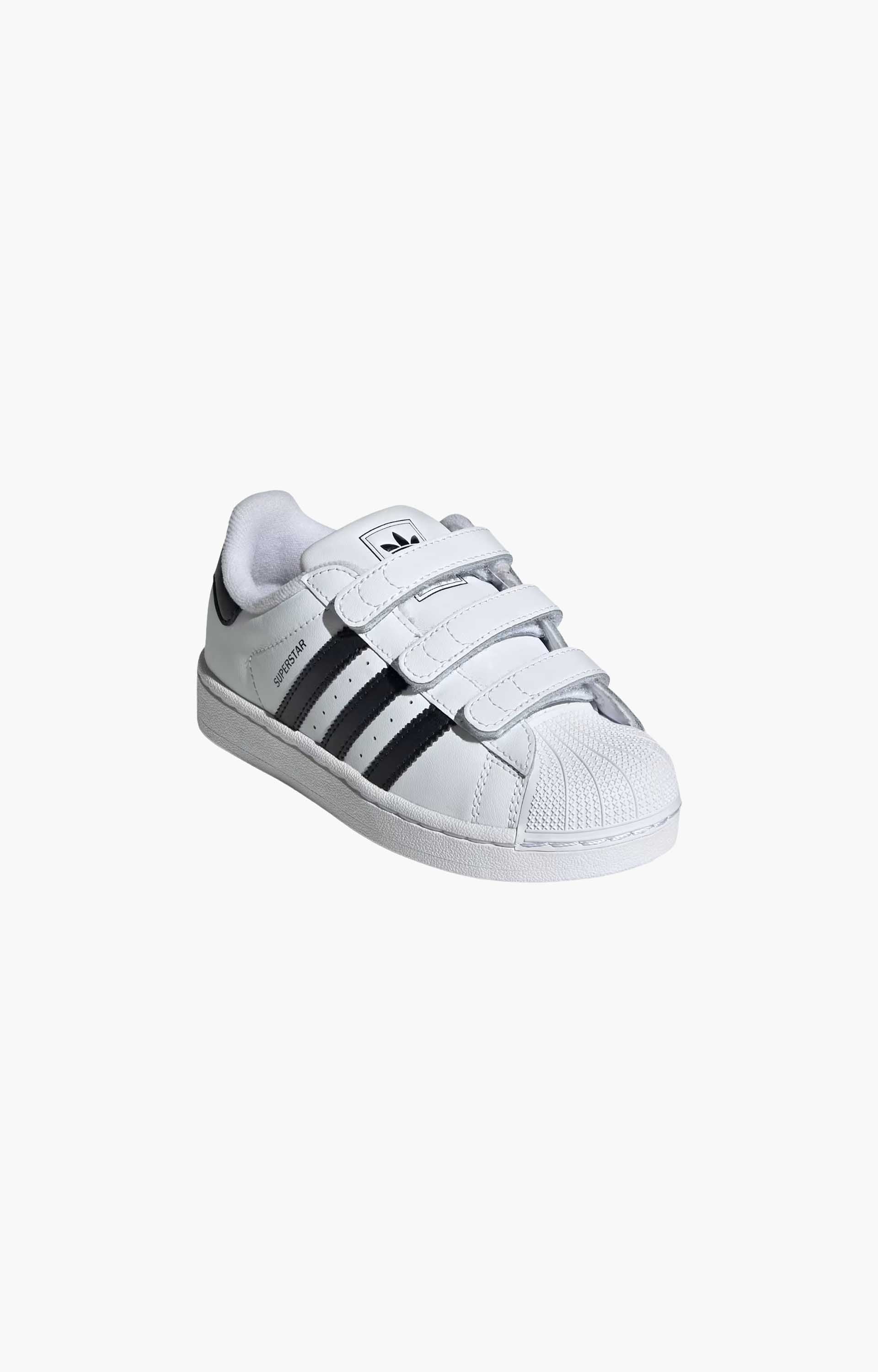 Adidas Superstar II Comfort Closure Youth Shoe, Footwear White/Core Black