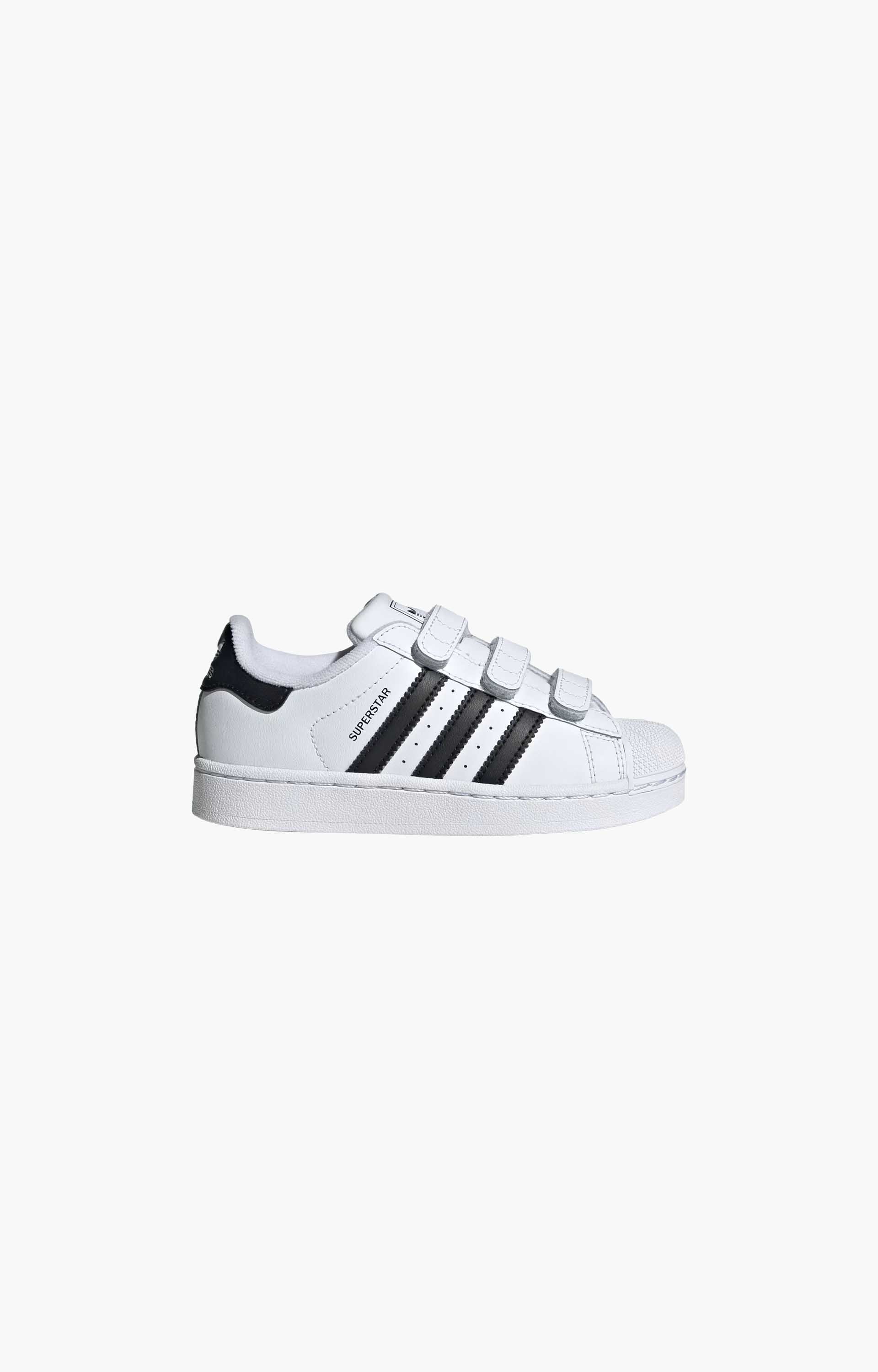 Adidas Superstar II Comfort Closure Youth Shoe, Footwear White/Core Black