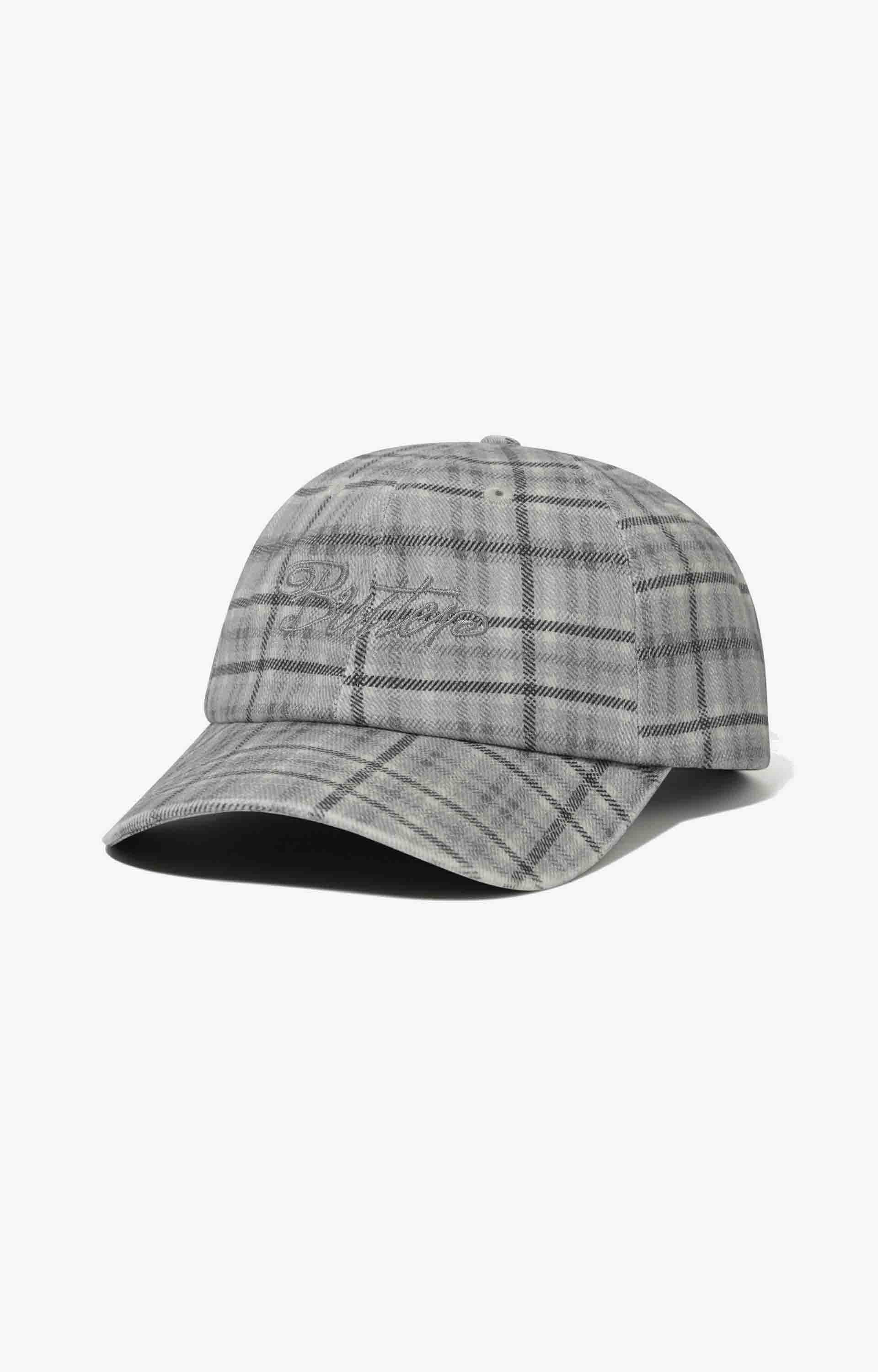 Butter Goods Jive 6 Panel Cap, Grey Plaid