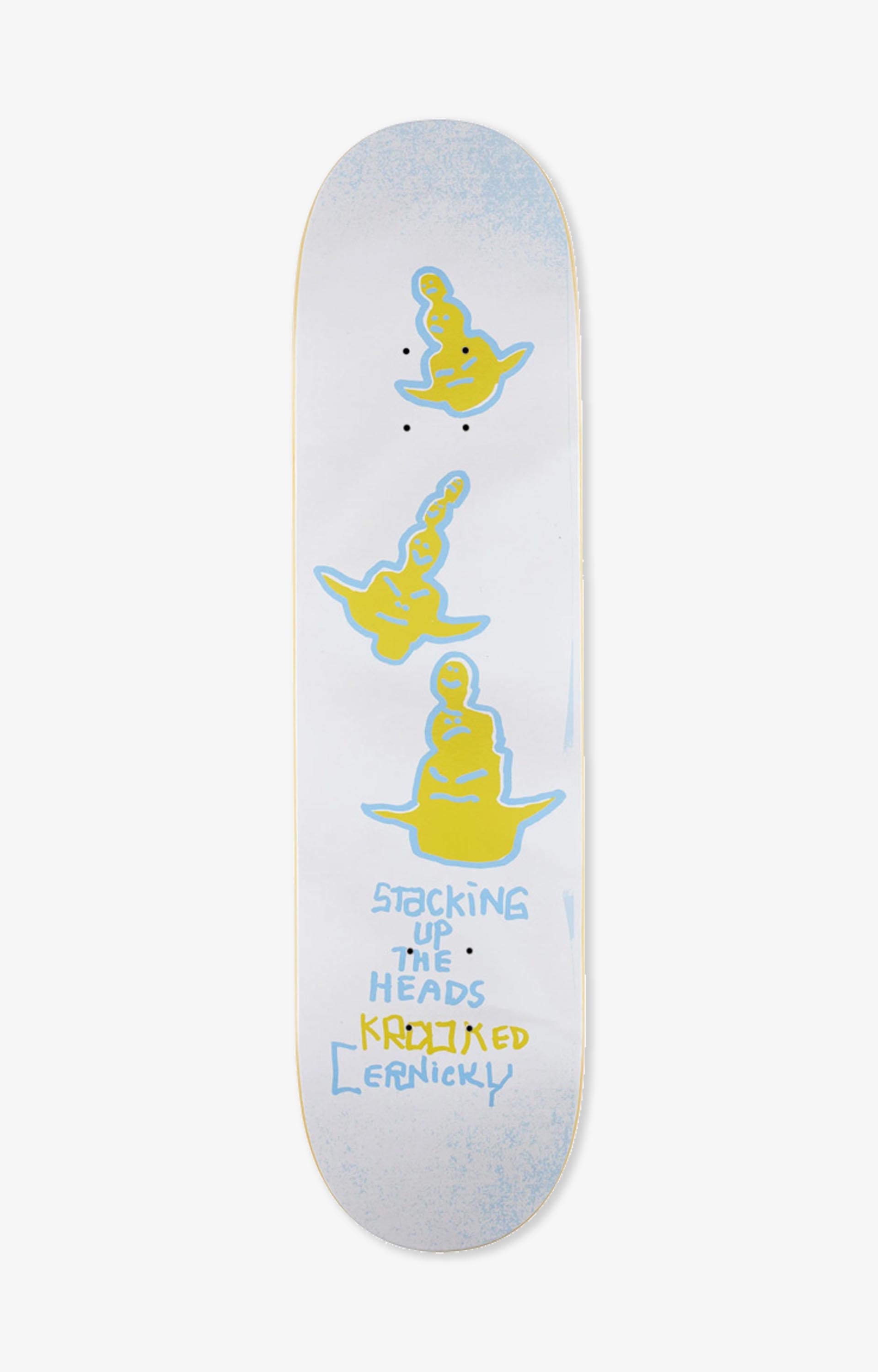 Krooked Eddie Cernicky Stack Skateboard Deck, 8.06"