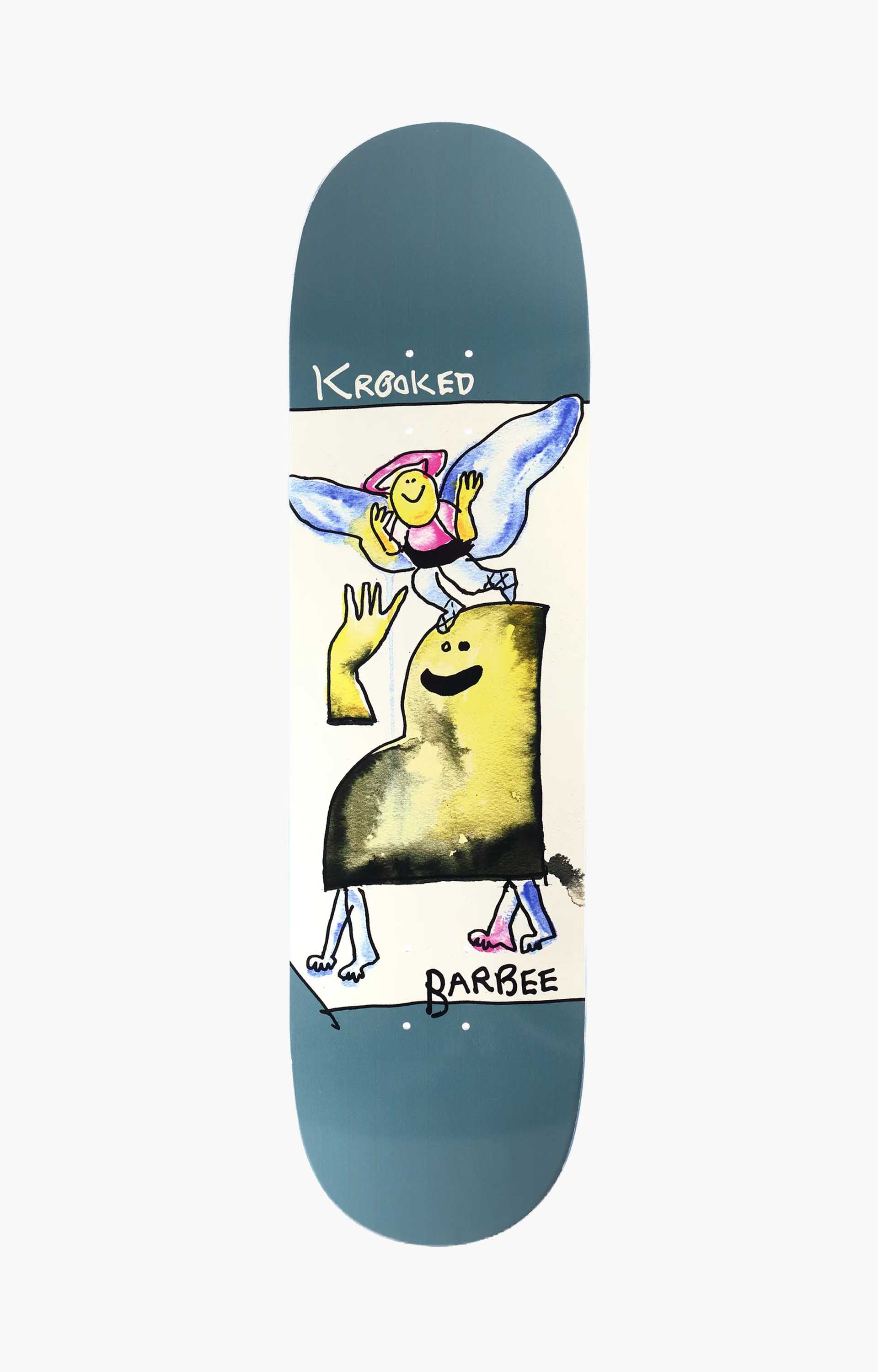 Krooked Watercolor Barbee Deck, 8.5