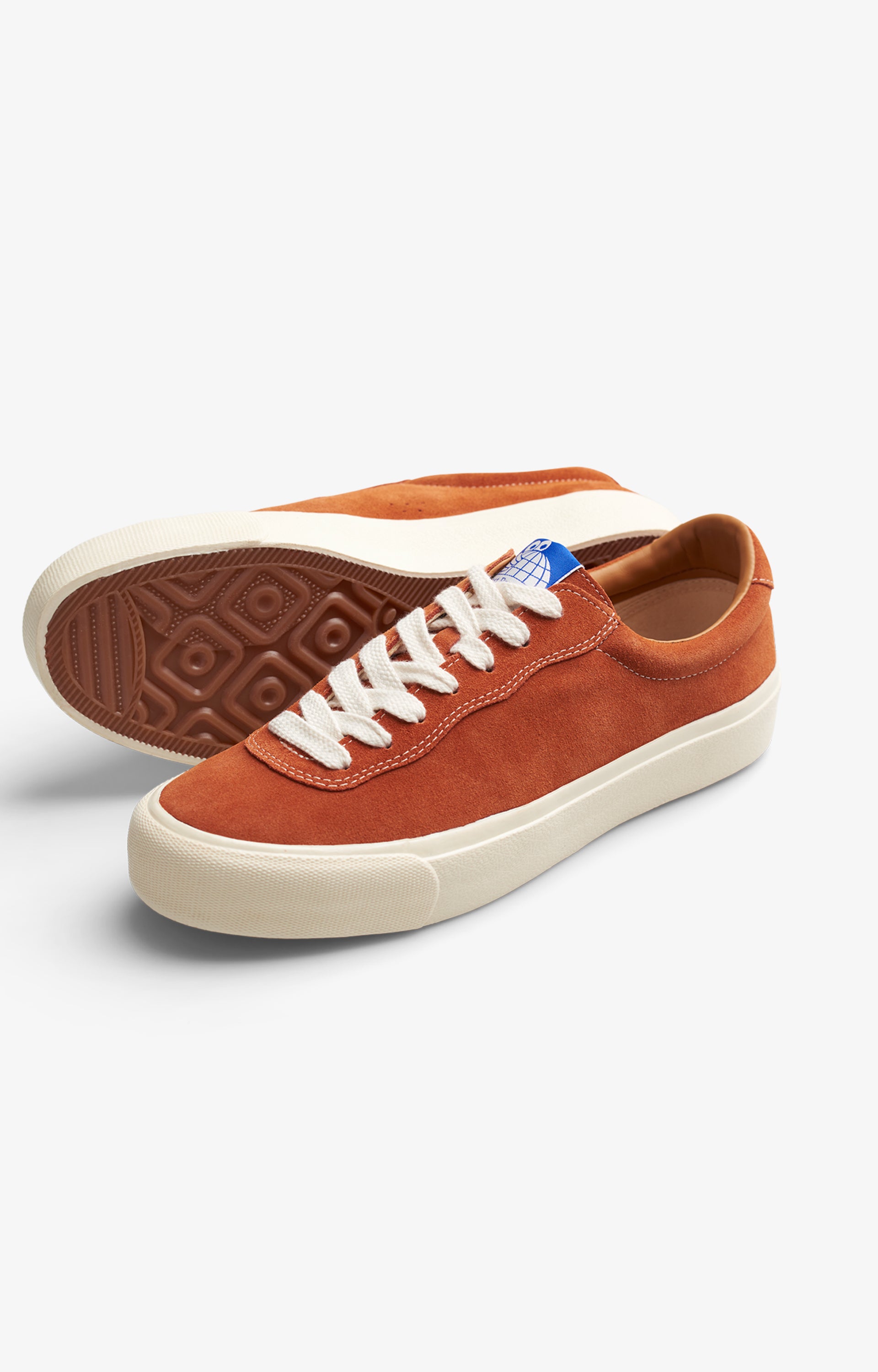 Last Resort AB Suede Lo VM001 Mens Shoe, Orange/White