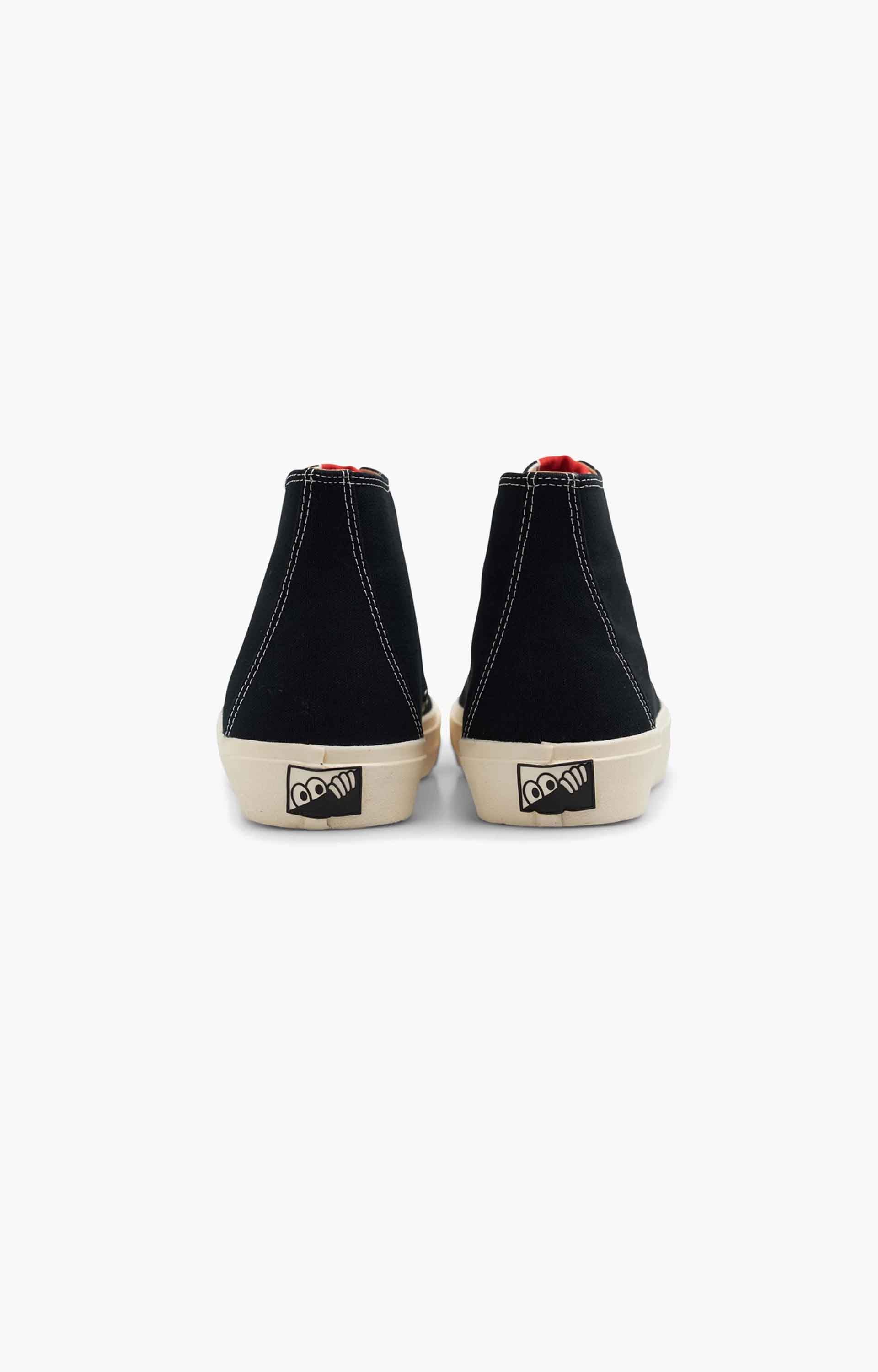 Last Resort AB VM003 Hi Canvas Mens Shoes, Black/Black/White