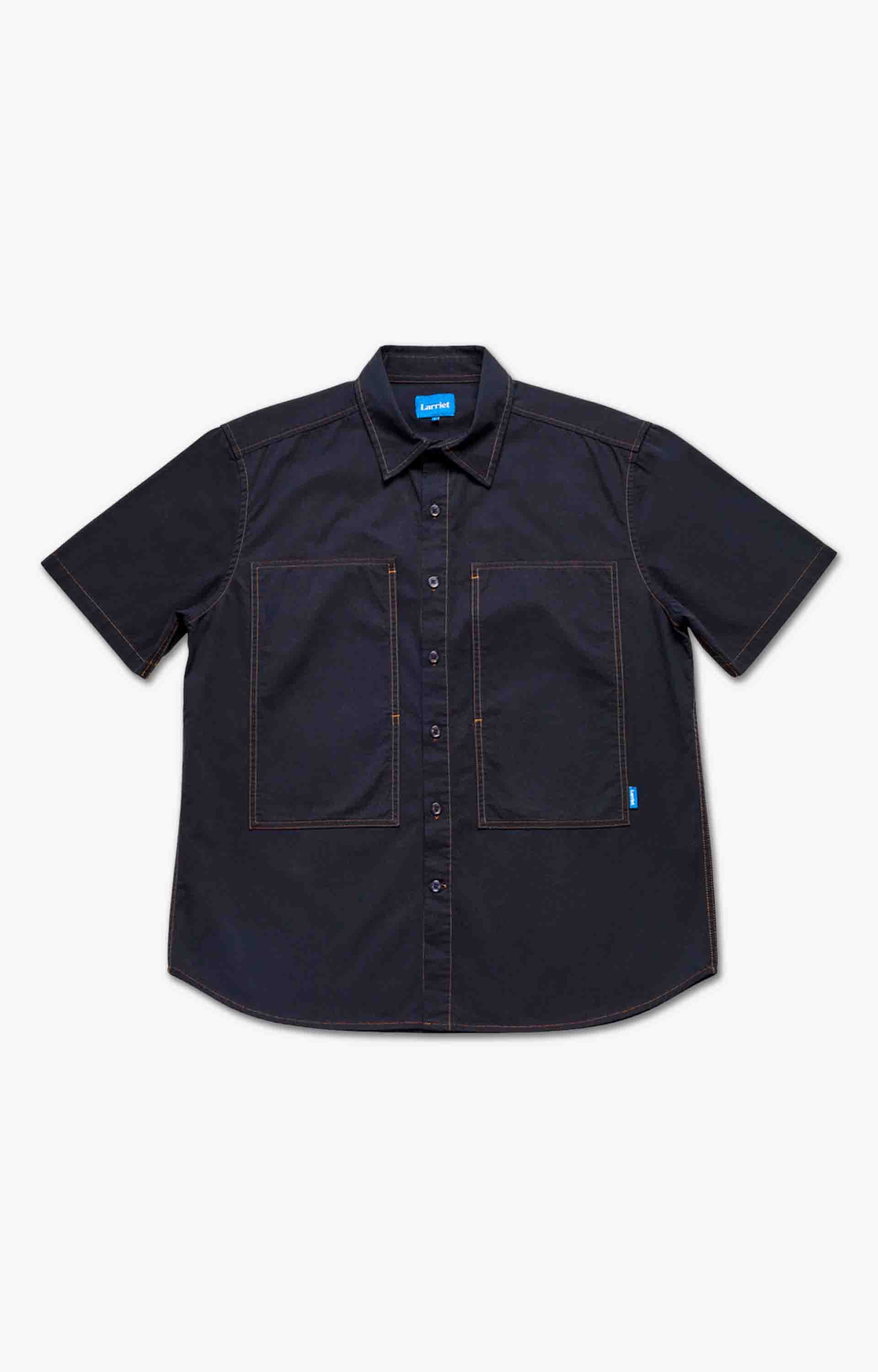 Larriet Cliff Short Sleeve Shirt, Navy