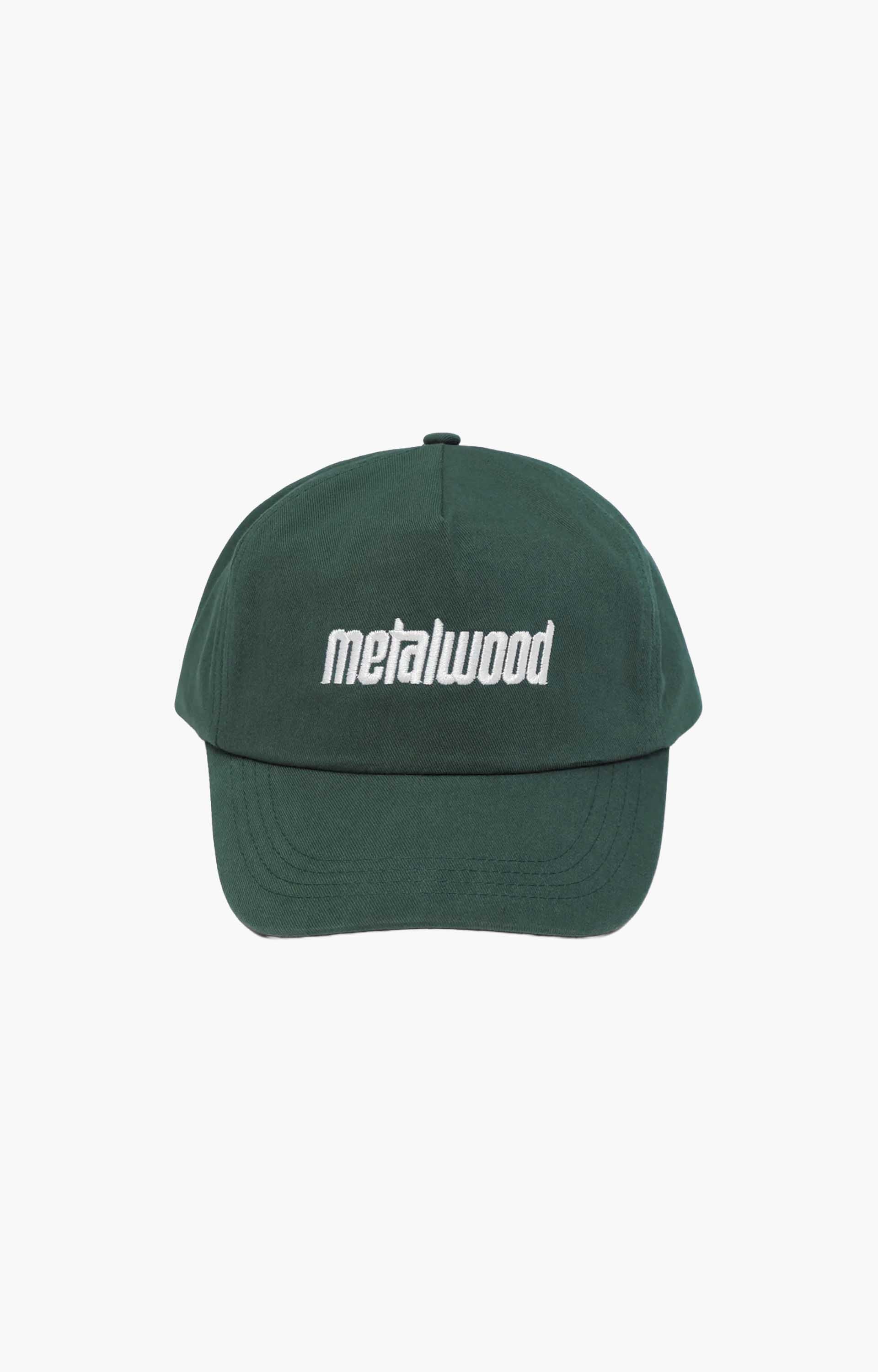 Metalwood Metal Logo 5-Panel Hat, Spruce