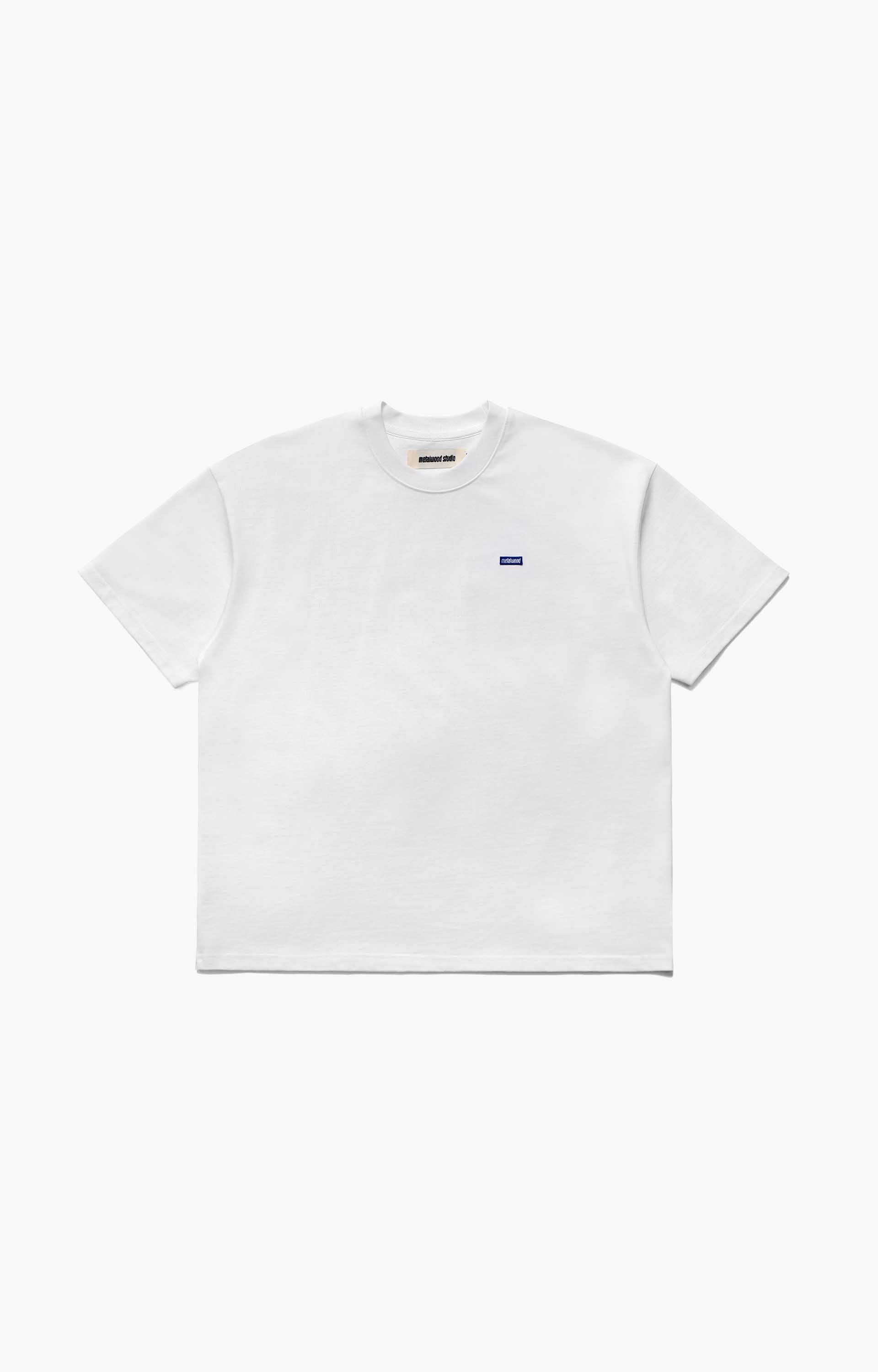 Metalwood Heavyweight Mini Metal Logo T-Shirt, White