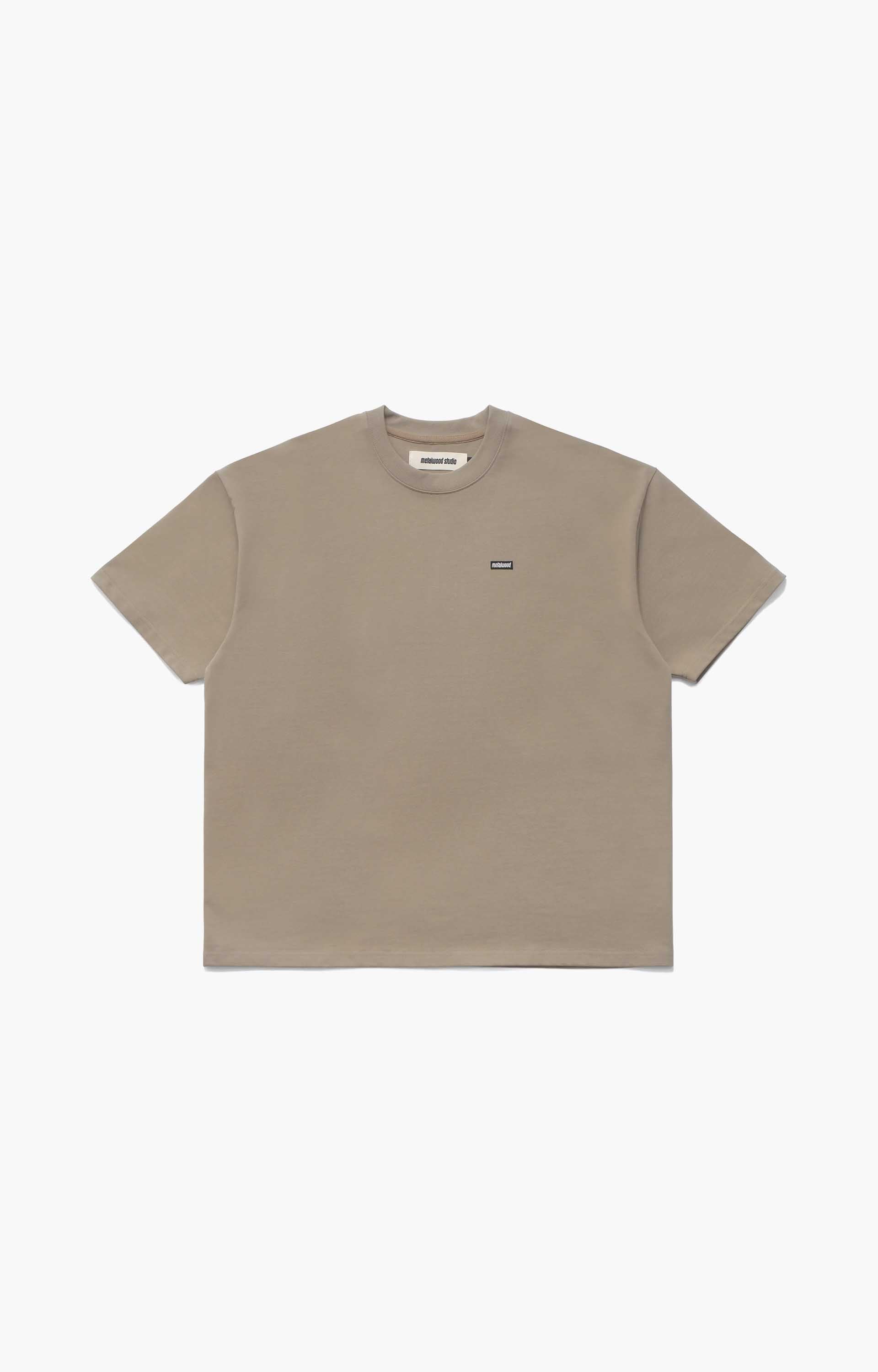 Metalwood Heavyweight Mini Metal Logo T-Shirt, Green Tea