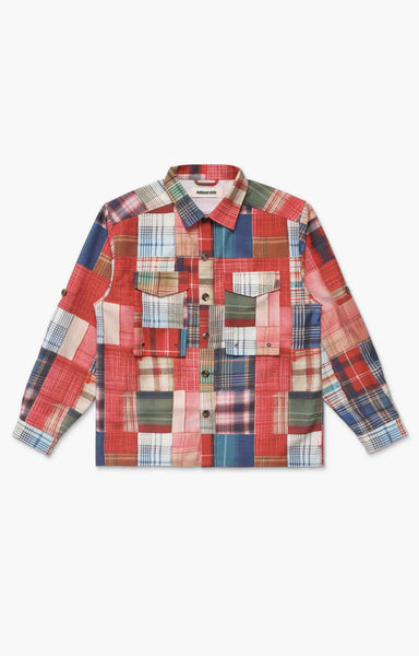 Metalwood Madras Patch Explorer Shirt, Multicolour