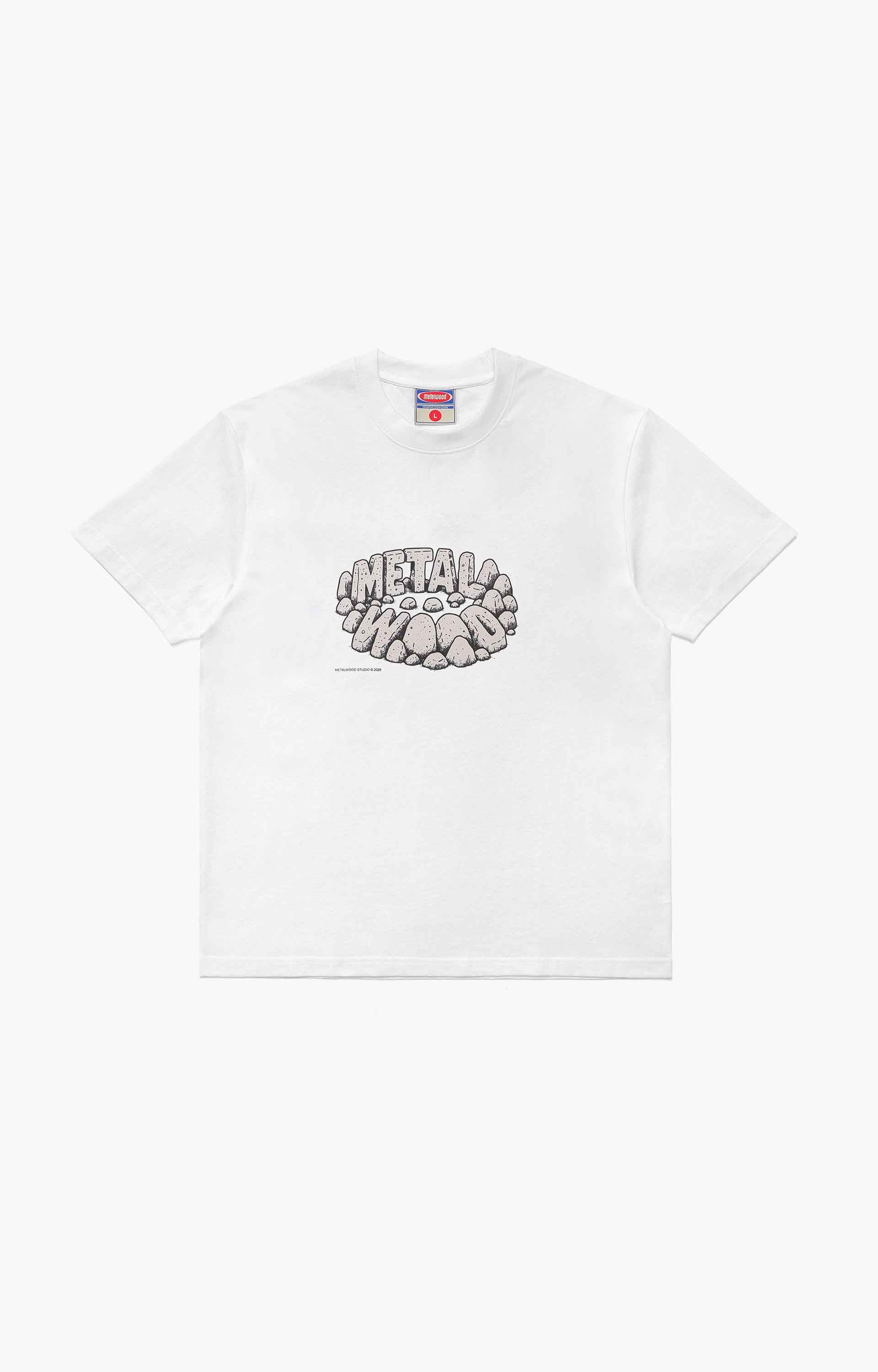 Metalwood Stonehenge T-Shirt, White