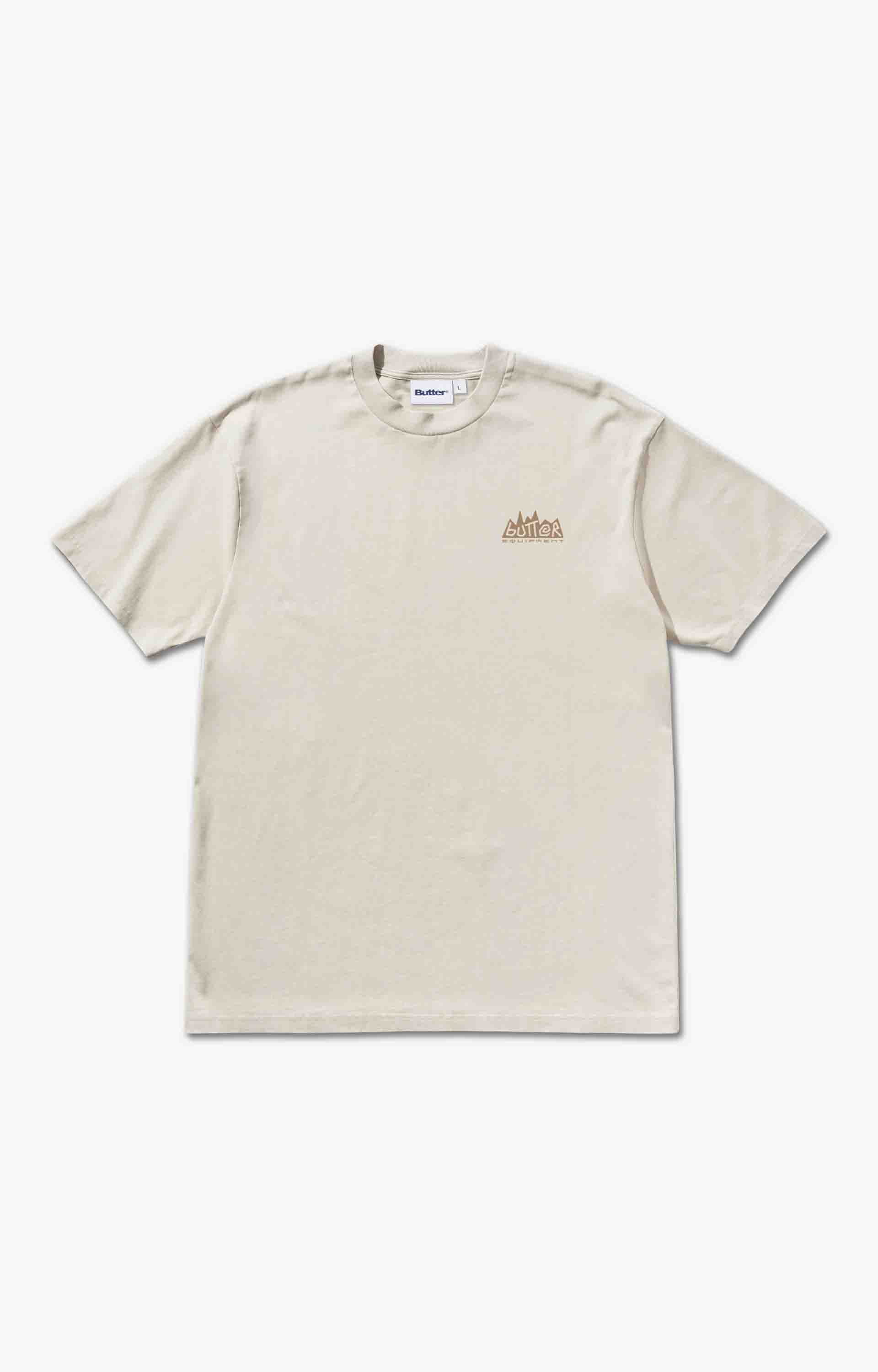 Butter Goods Mountain Equipment T-Shirt, Washed Ivory