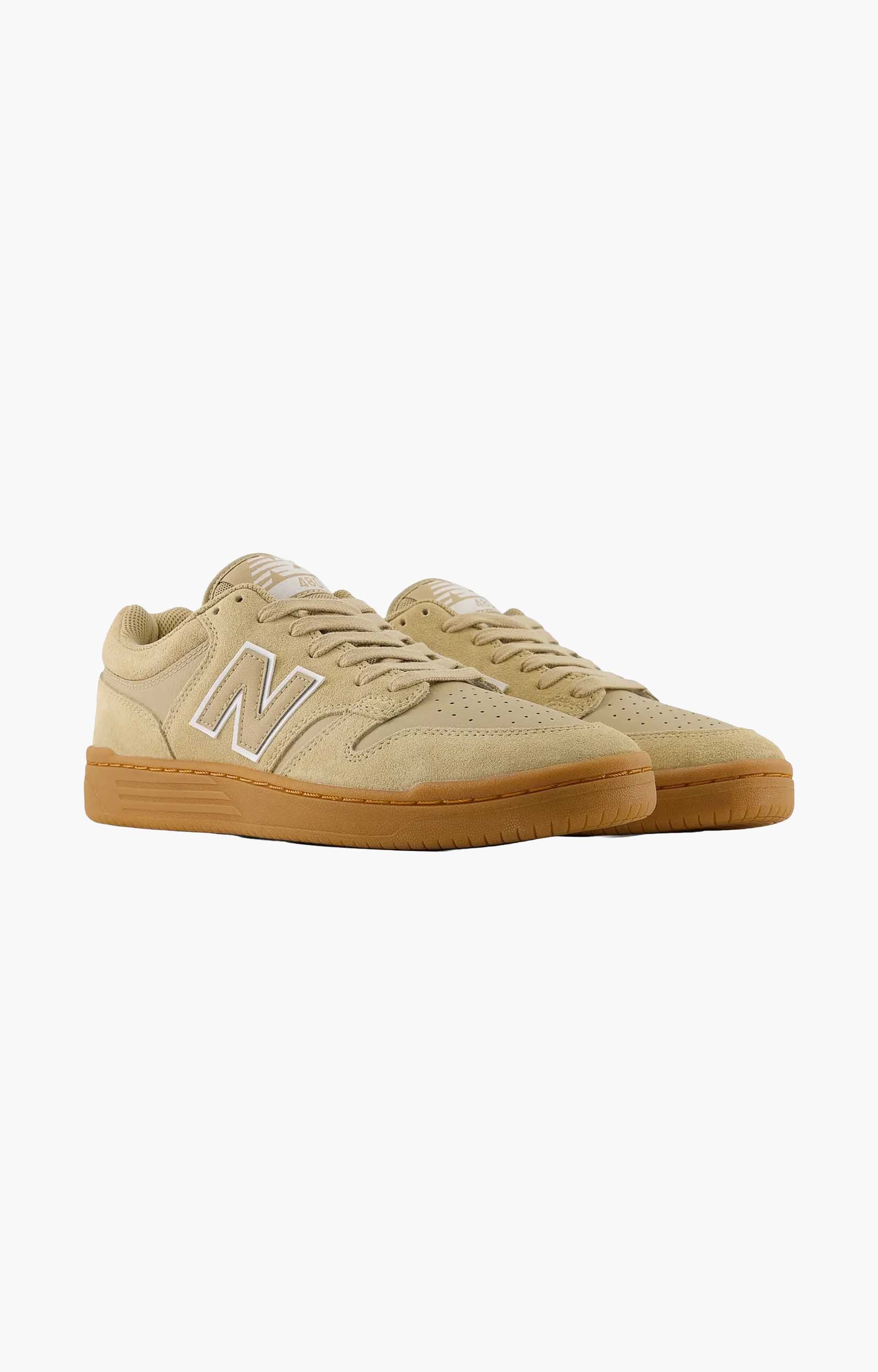 New Balance Numeric UN480TSG Shoes, Beige/White