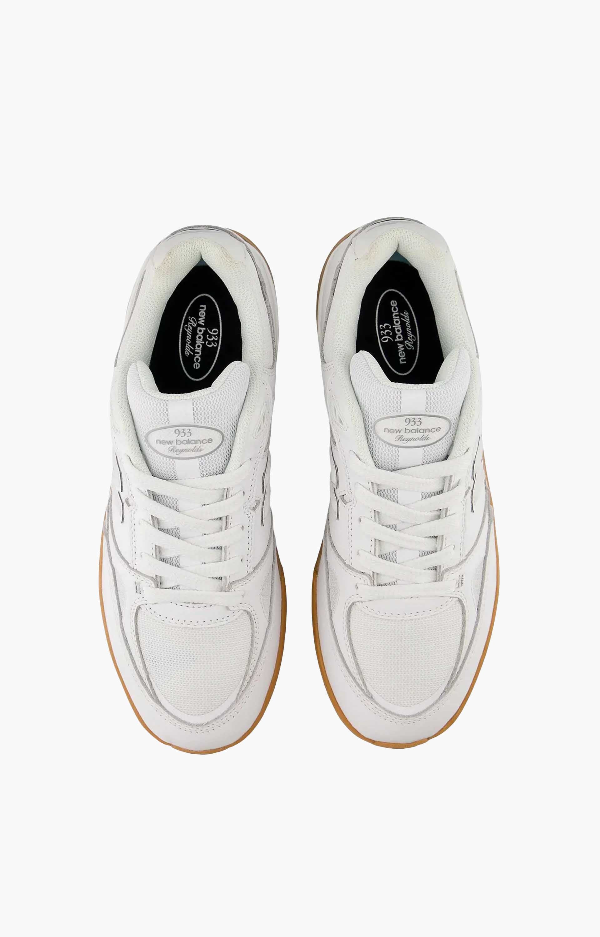 New Balance Numeric UN933WWB Shoes, White/Gum