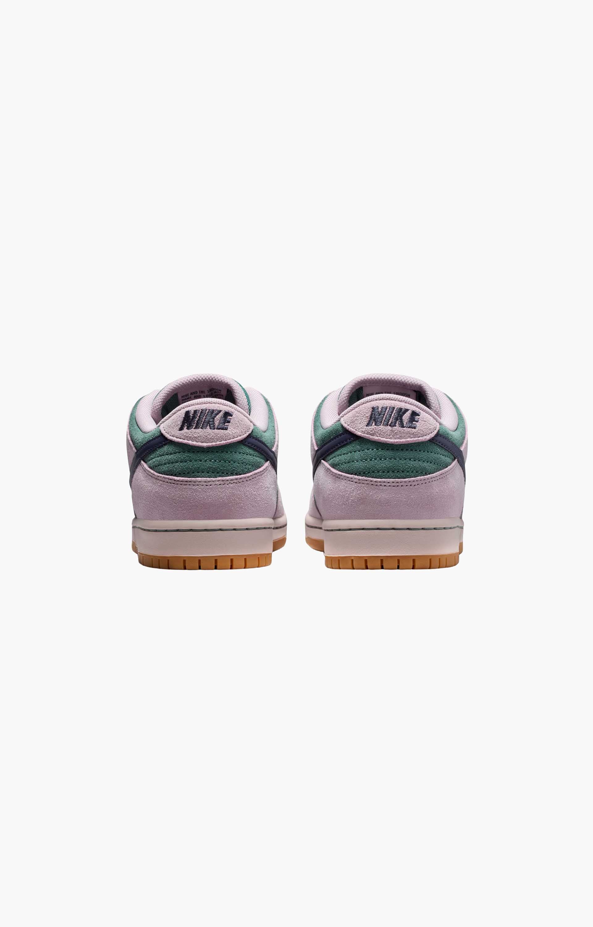 Nike SB Dunk Low Pro HQ1625 Shoe, Mineral Slate/Dark Raisin-Particle Rose