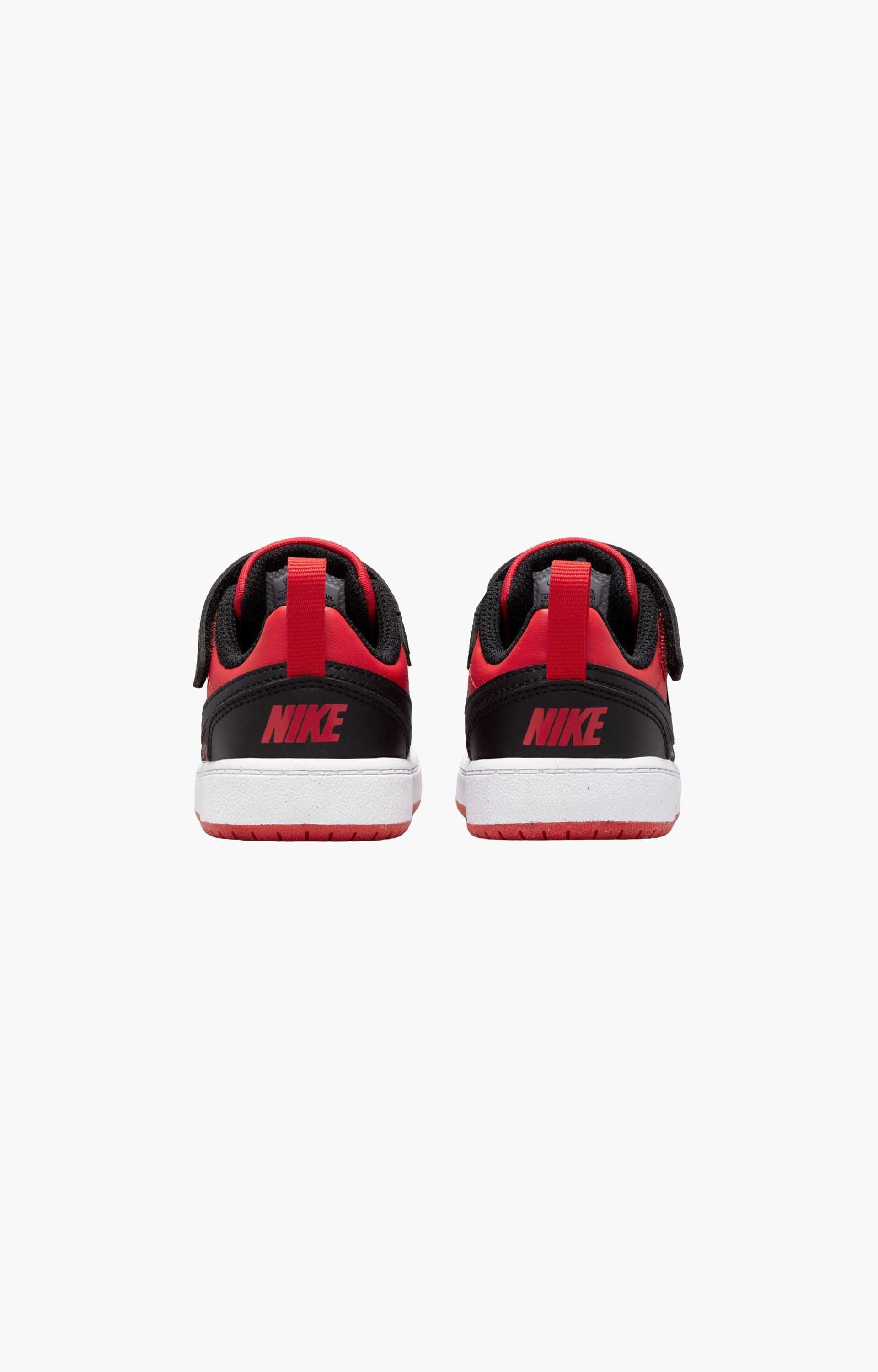 Nike Court Borough Low Recraft DV5456-600 Toddler Shoe, University Red/Black-White