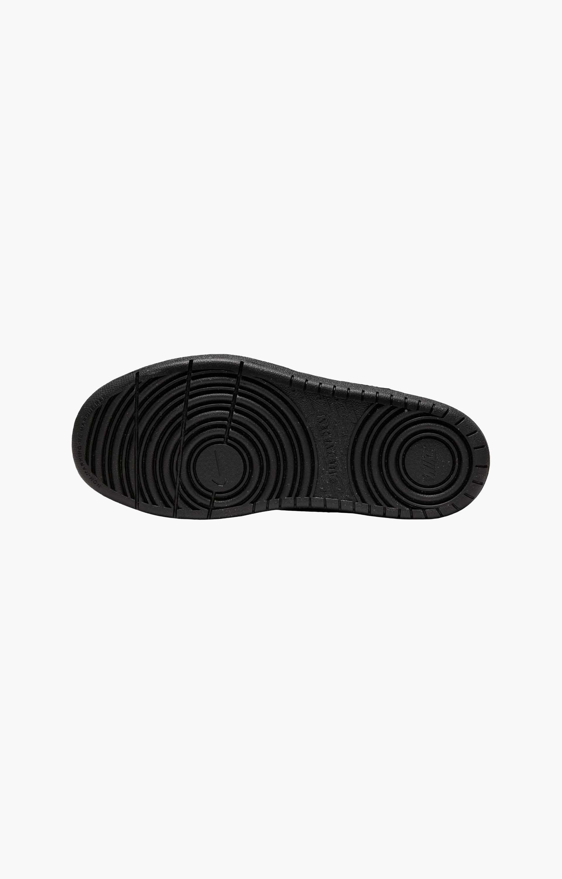 Nike Court Borough Low Recraft DV5457-104 Youth Shoe, White/Black