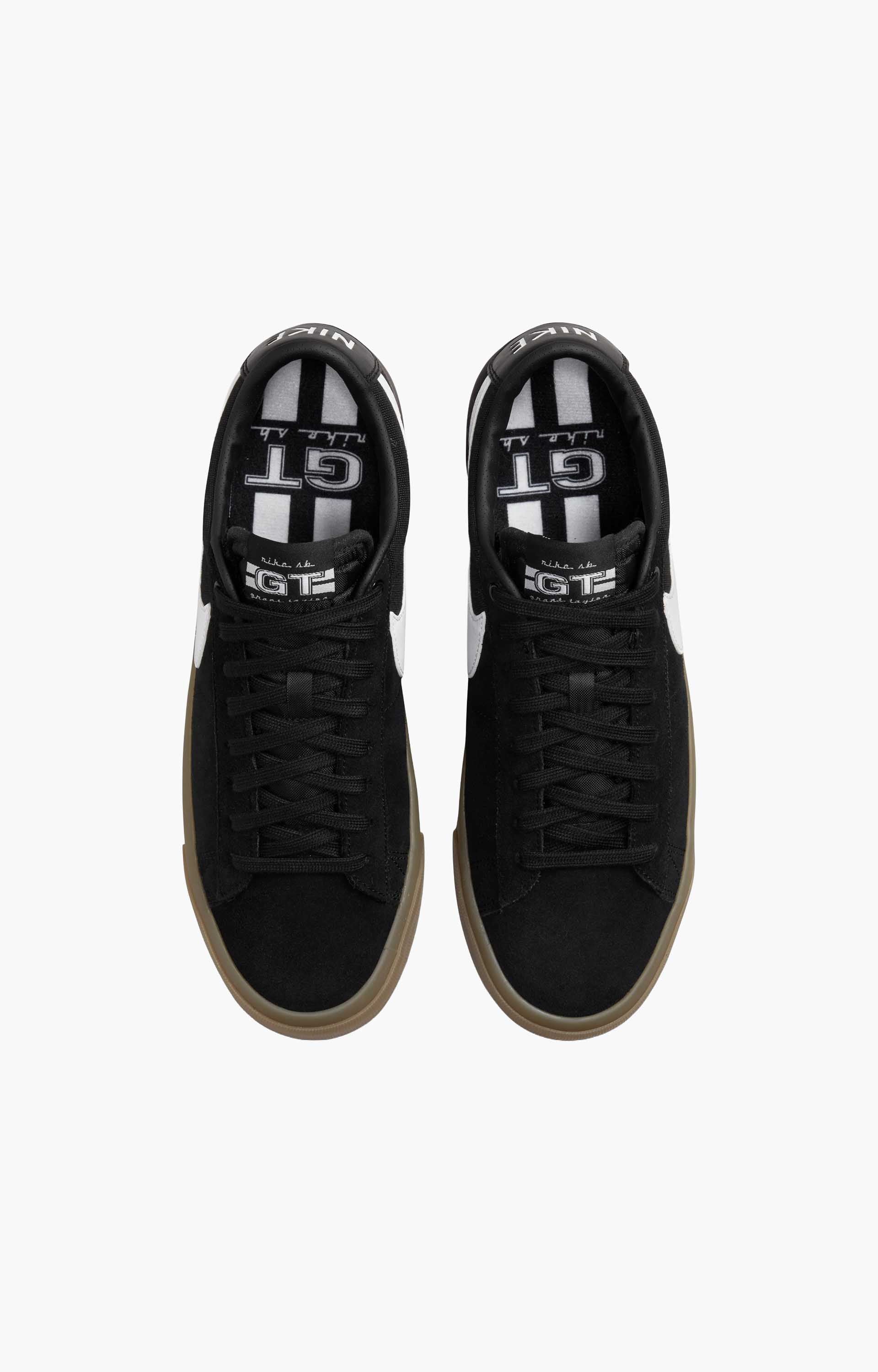 Nike SB Zoom Blazer Low Pro GT DC7695 Shoe, Black/White-Black-Gum Light Brown