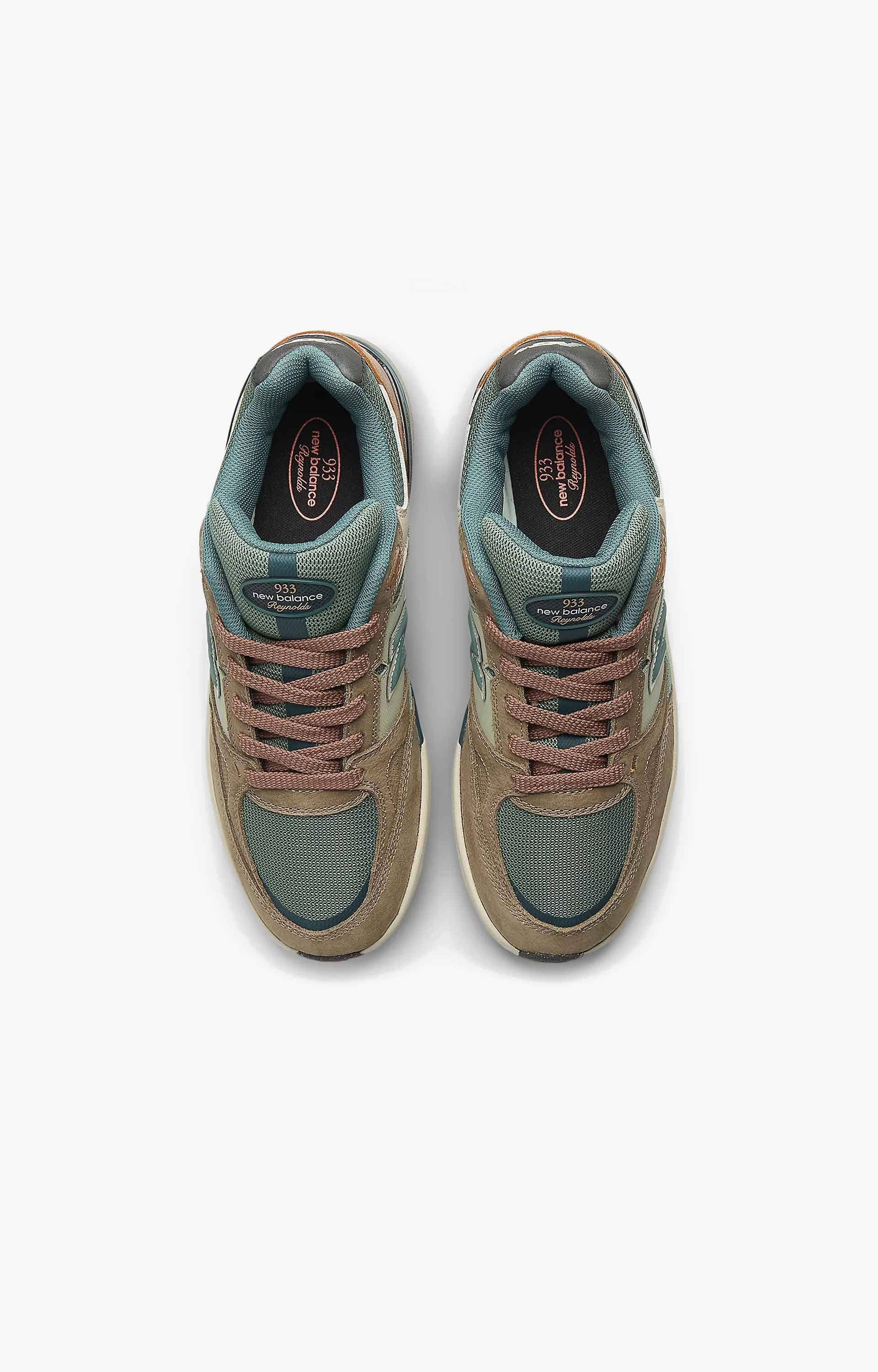 New Balance Numeric NM933ORI Shoes, Tan/Teal