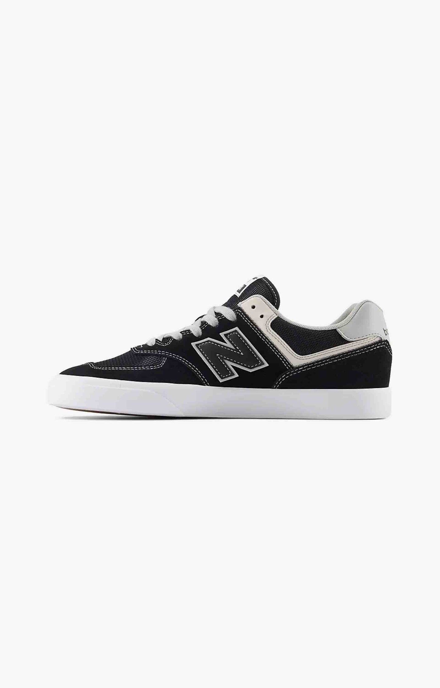 New Balance Numeric NM574VCB Shoe, Black/Grey
