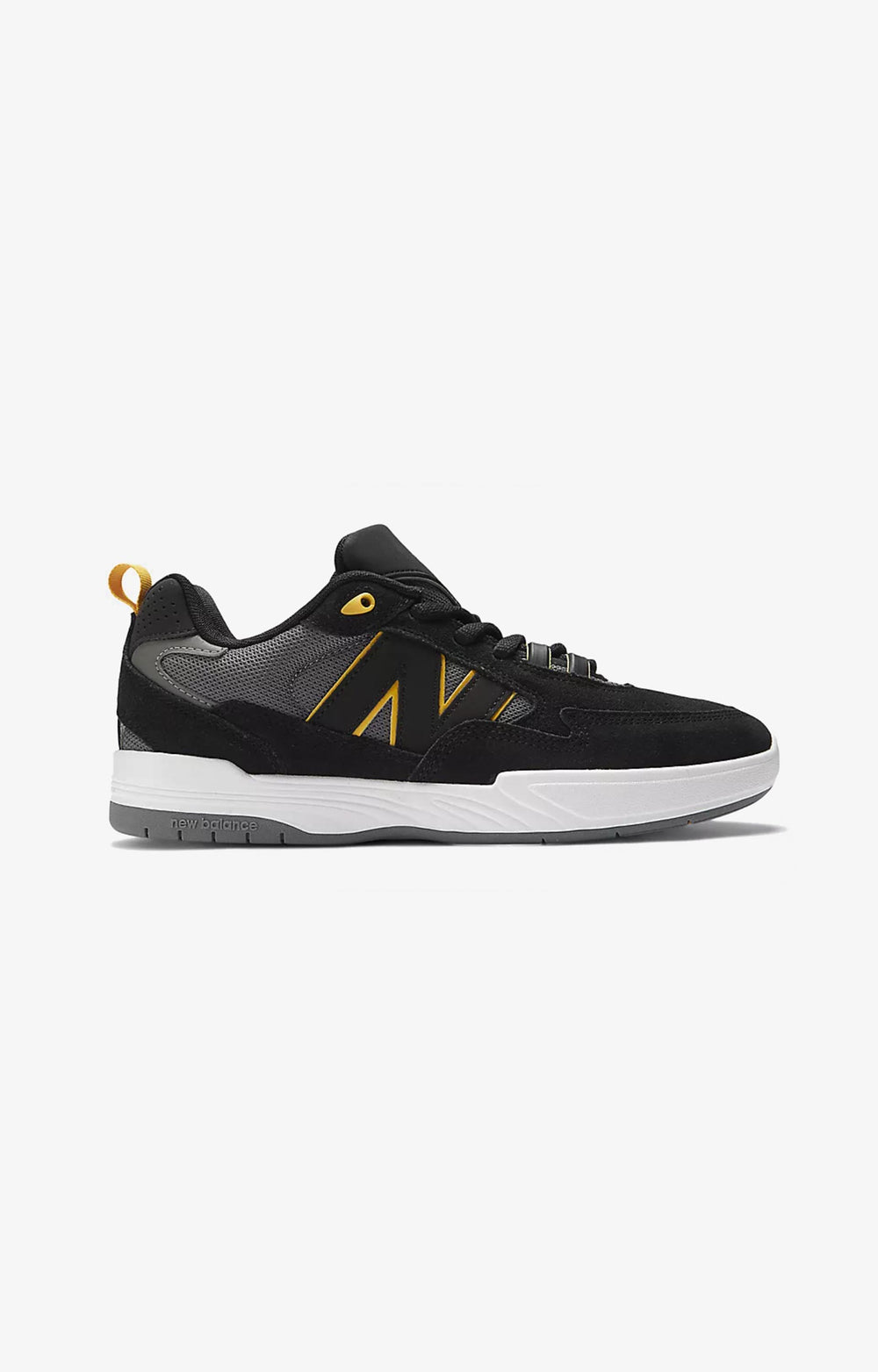 New Balance Numeric Tiago Lemos NM808WUT Shoe, Black/Yellow