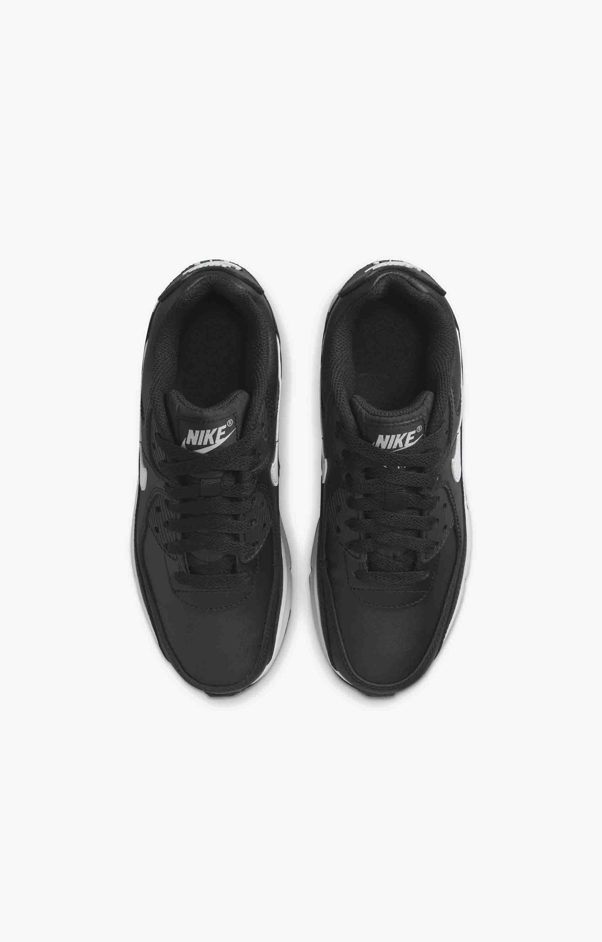 Nike Air Max 90 LTR Youth Shoe, Black/White