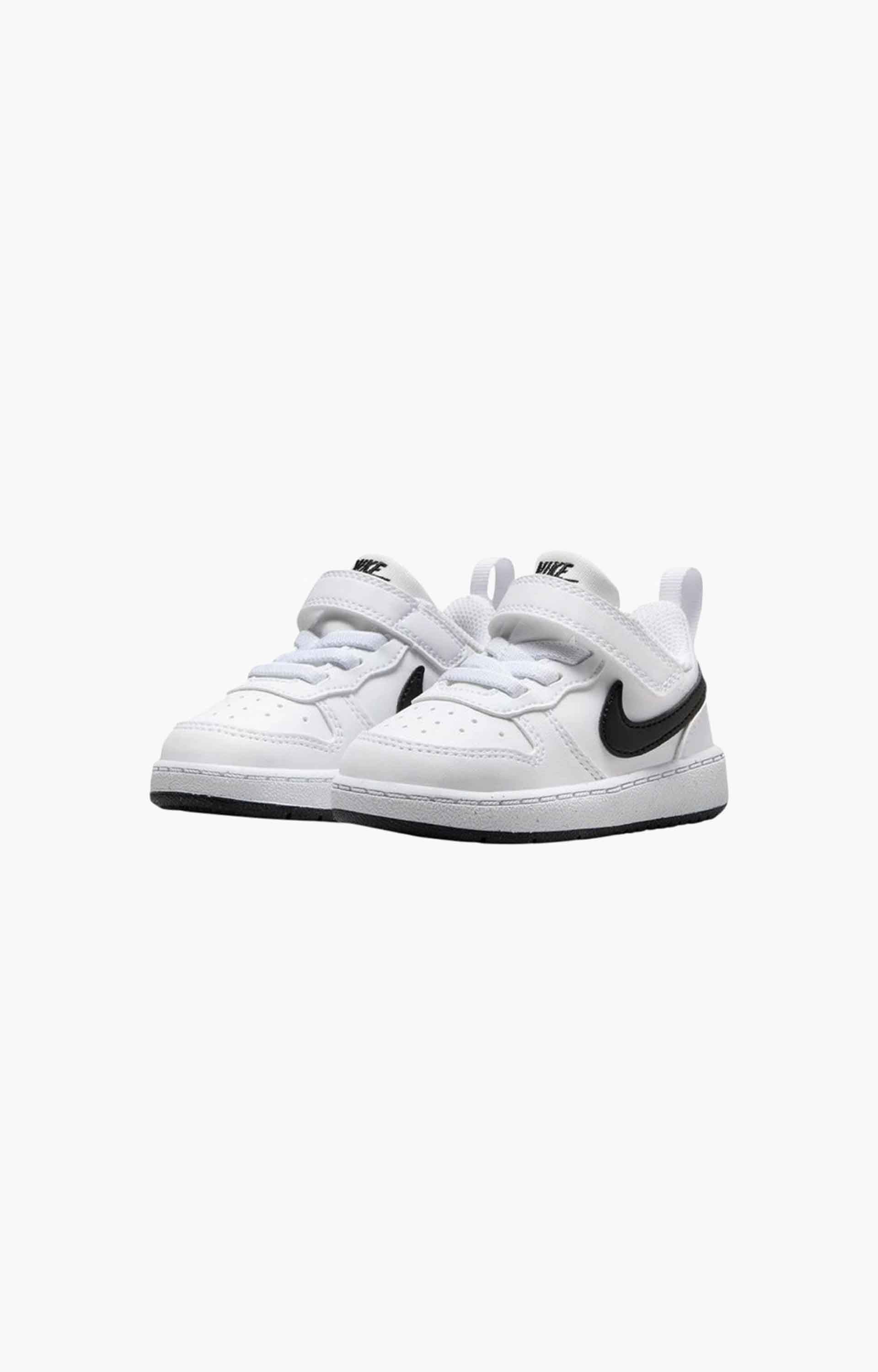 Nike Court Borough Low Recraft DV5458 Toddler Shoe, White/Black