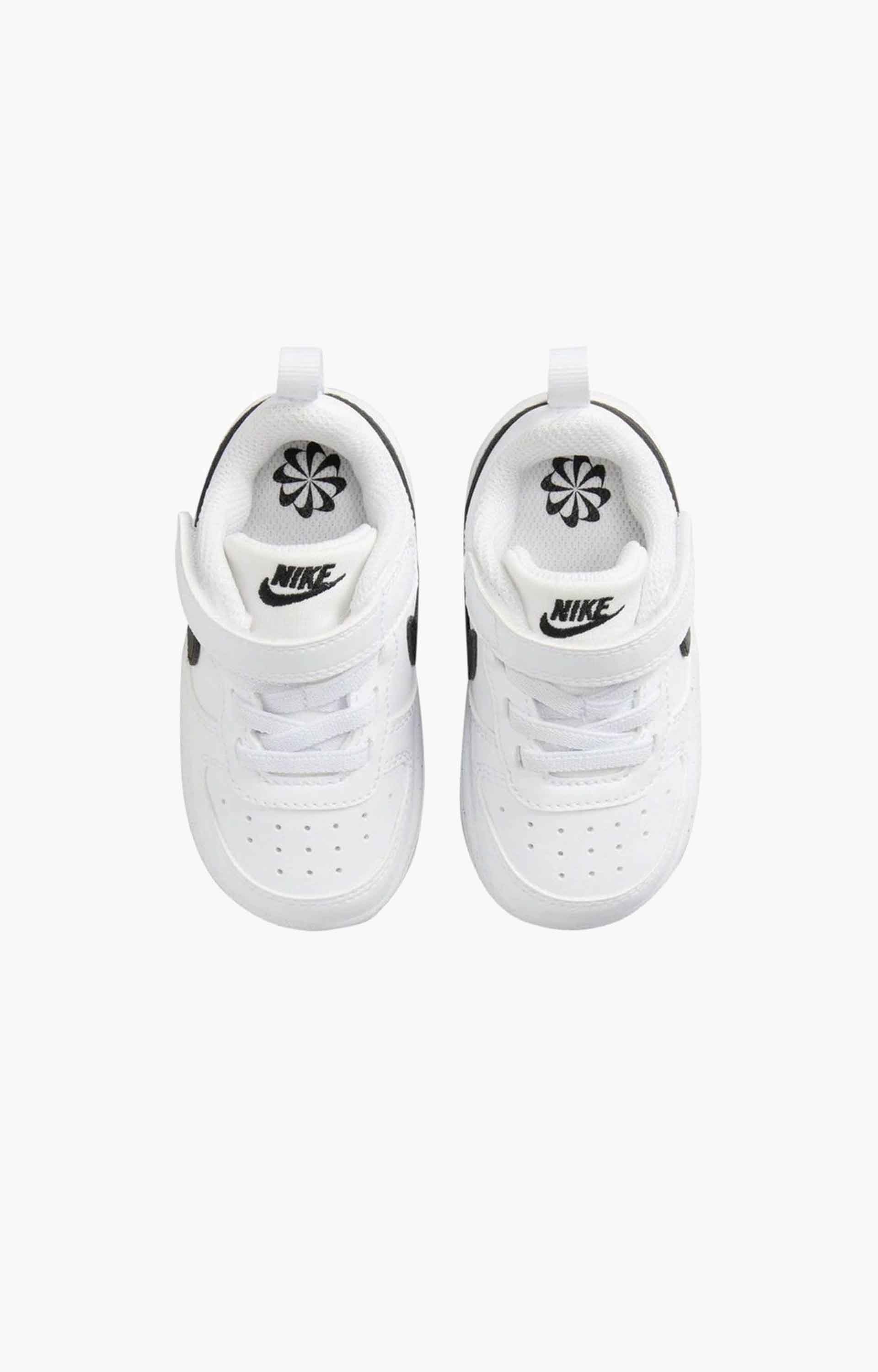 Nike Court Borough Low Recraft DV5458 Toddler Shoe, White/Black