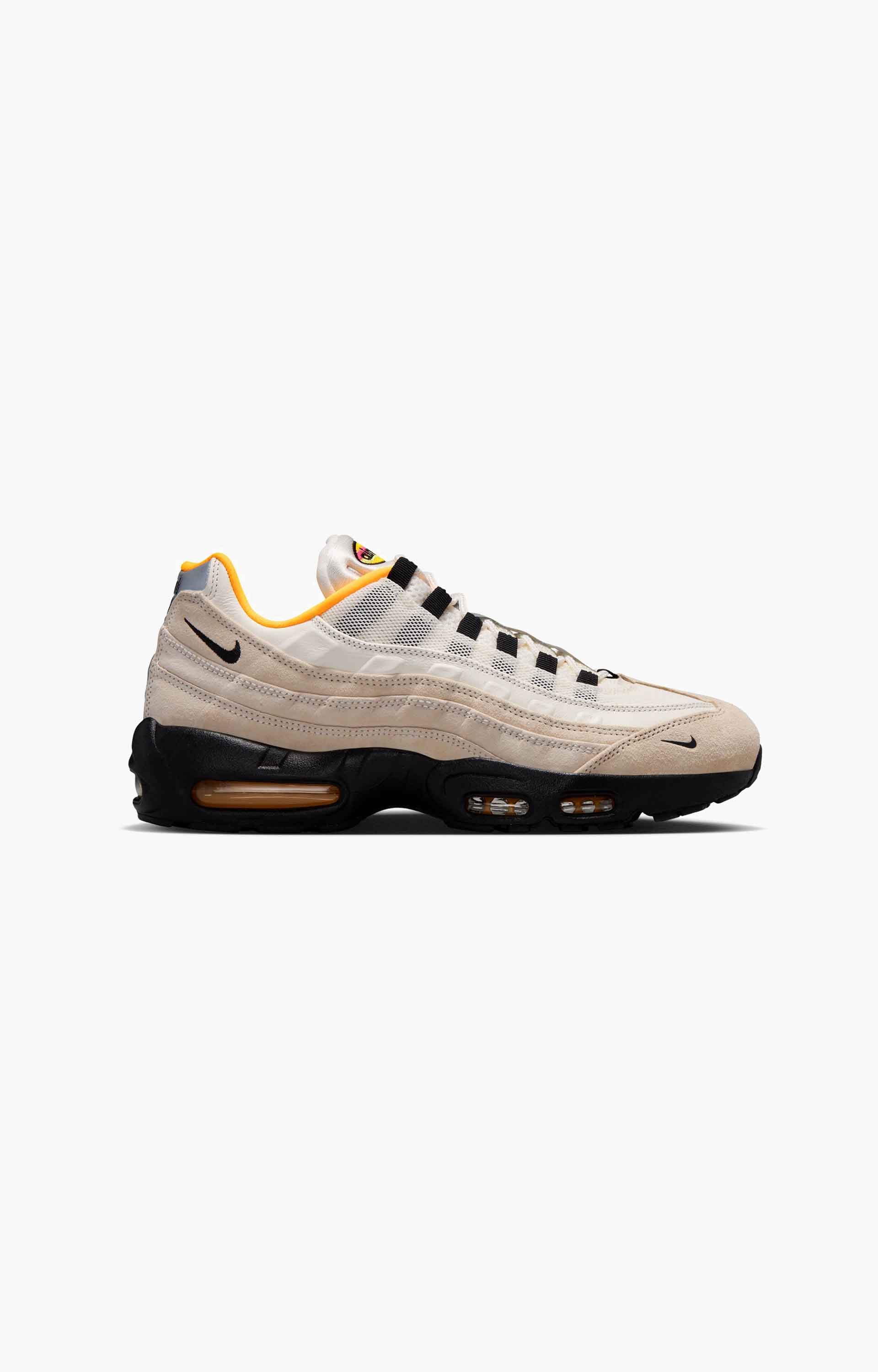 Nike SB Air Max 95 World Cup Shoe,  Sail/Black/Laser Orange