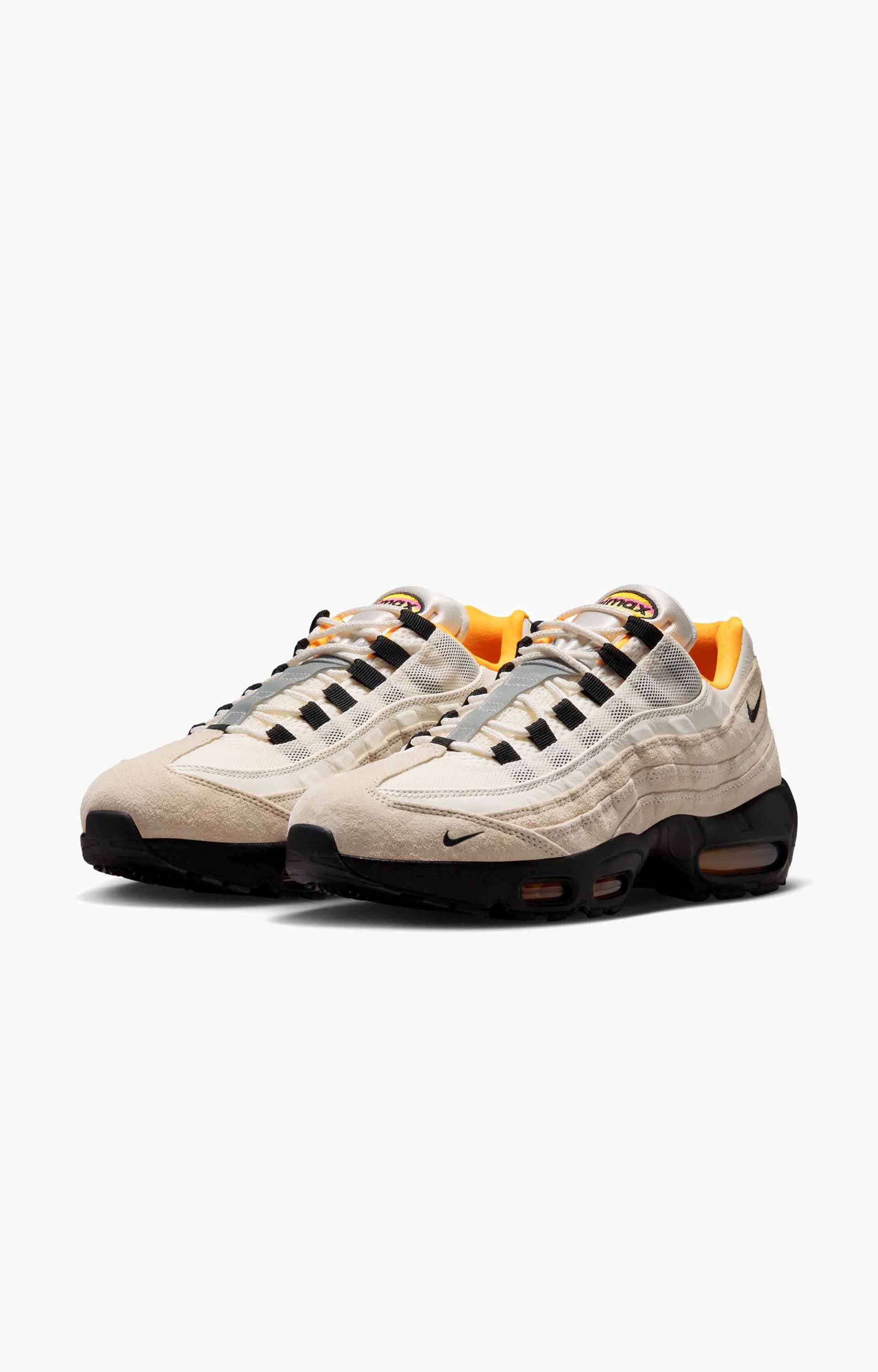 Nike SB Air Max 95 World Cup Shoe,  Sail/Black/Laser Orange