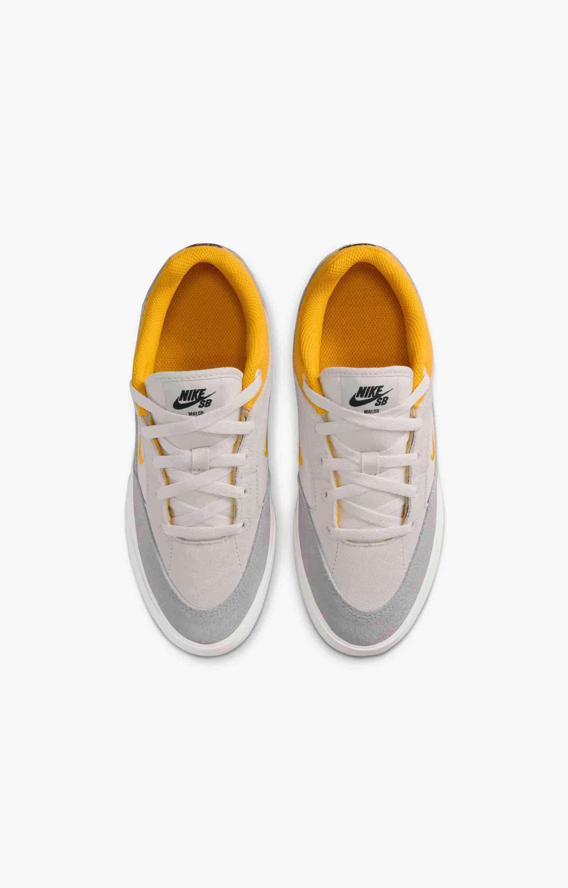 Nike SB Malor Youth Shoe, Platium Tint/University Gold/Wolf Grey
