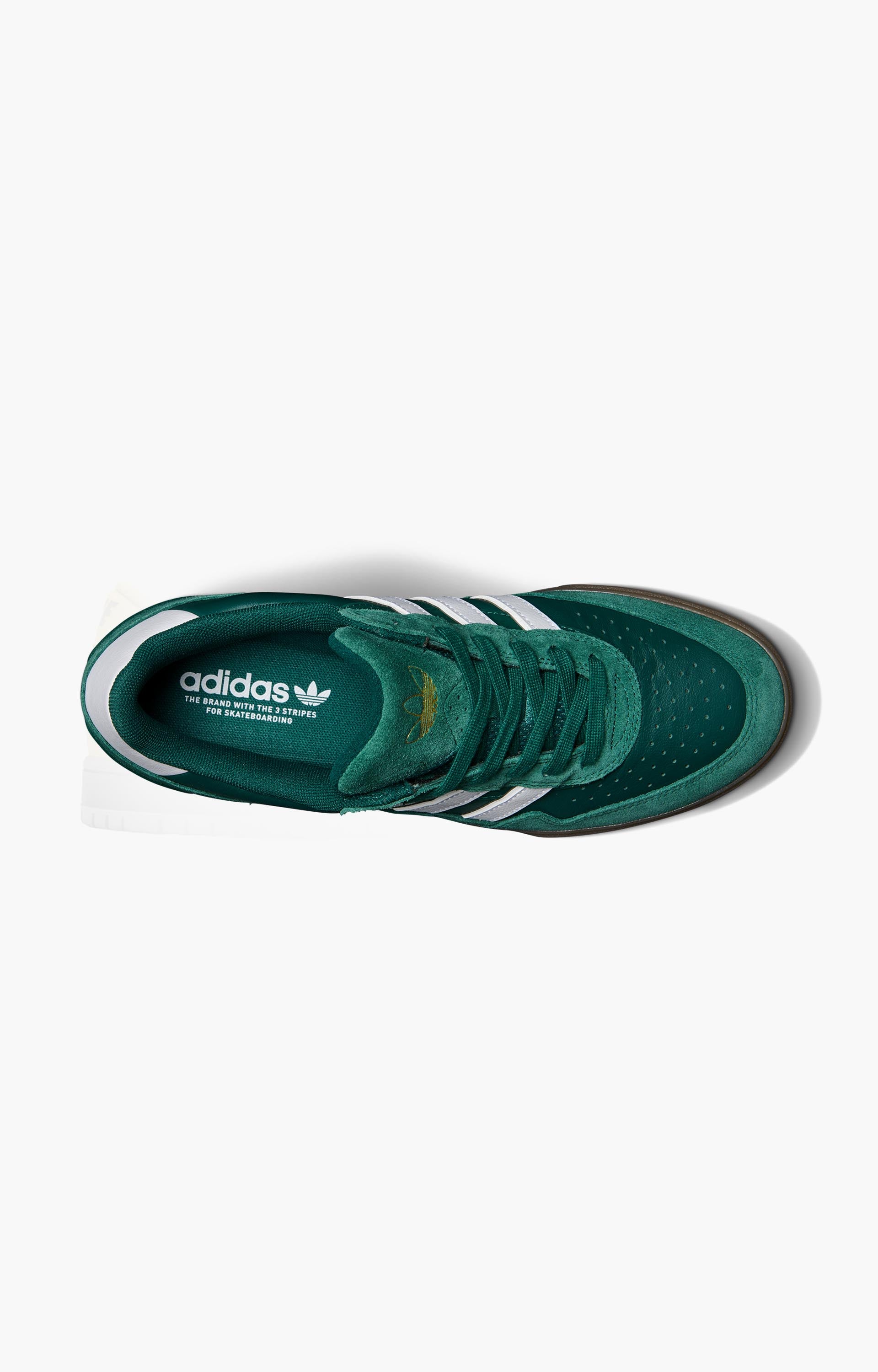 Adidas Skateboarding Tyshawn II Shoes, Collegiate Green/White/Gum