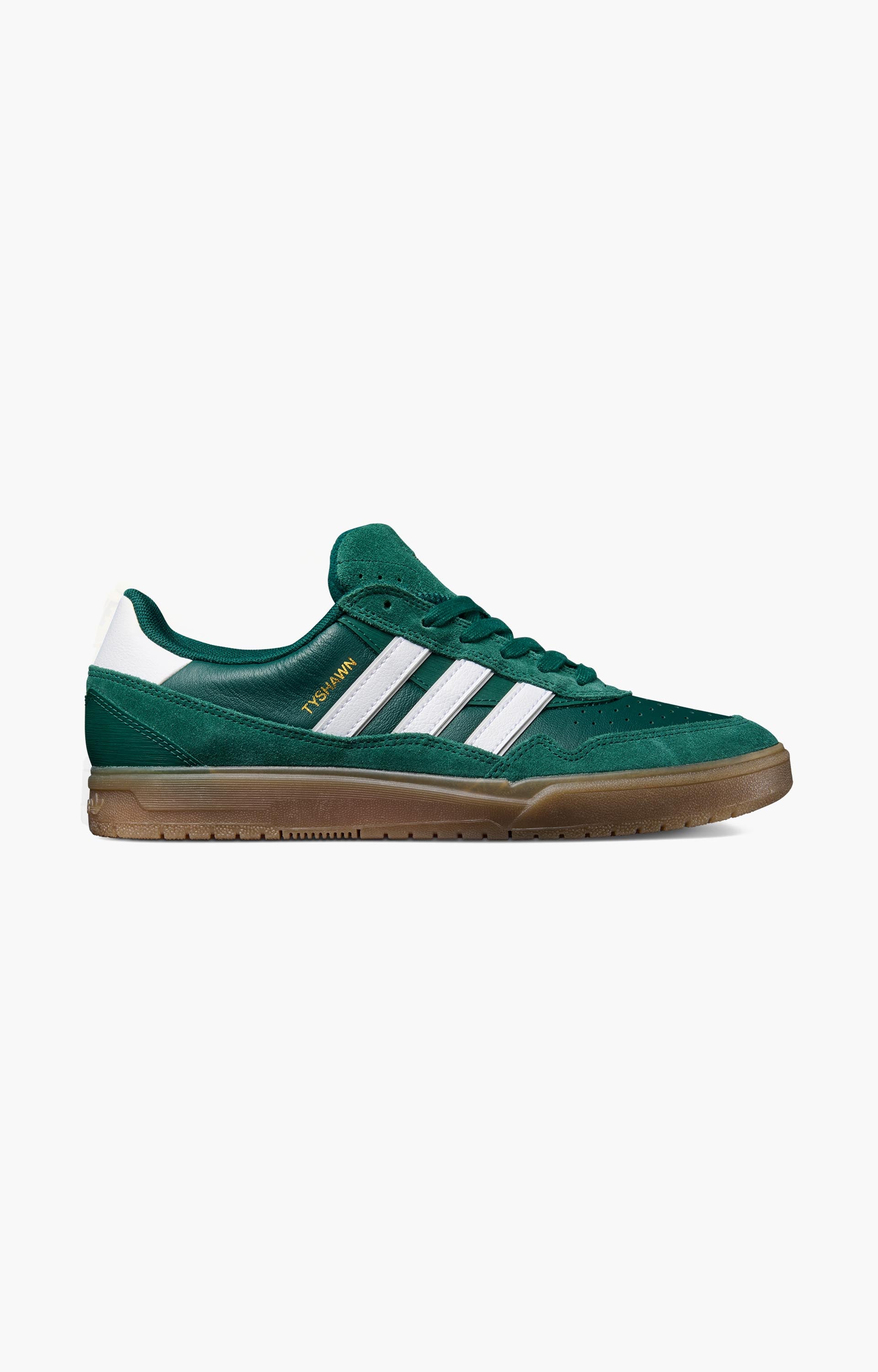 Adidas Skateboarding Tyshawn II Shoes, Collegiate Green/White/Gum