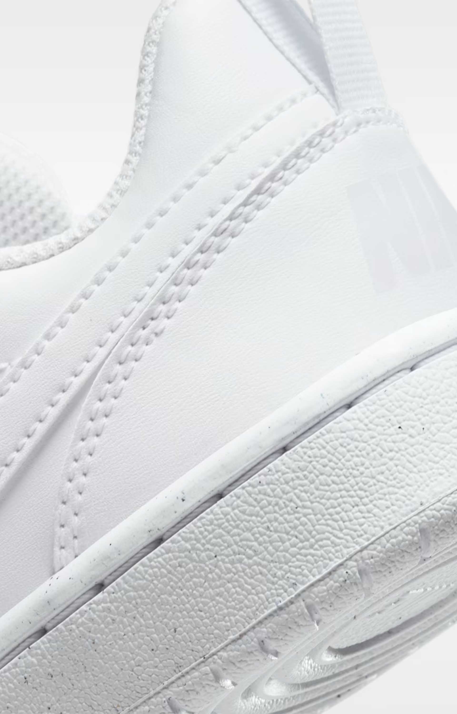 Nike Court Borough Low Craft DV5456-106 Youth Shoe, White/White