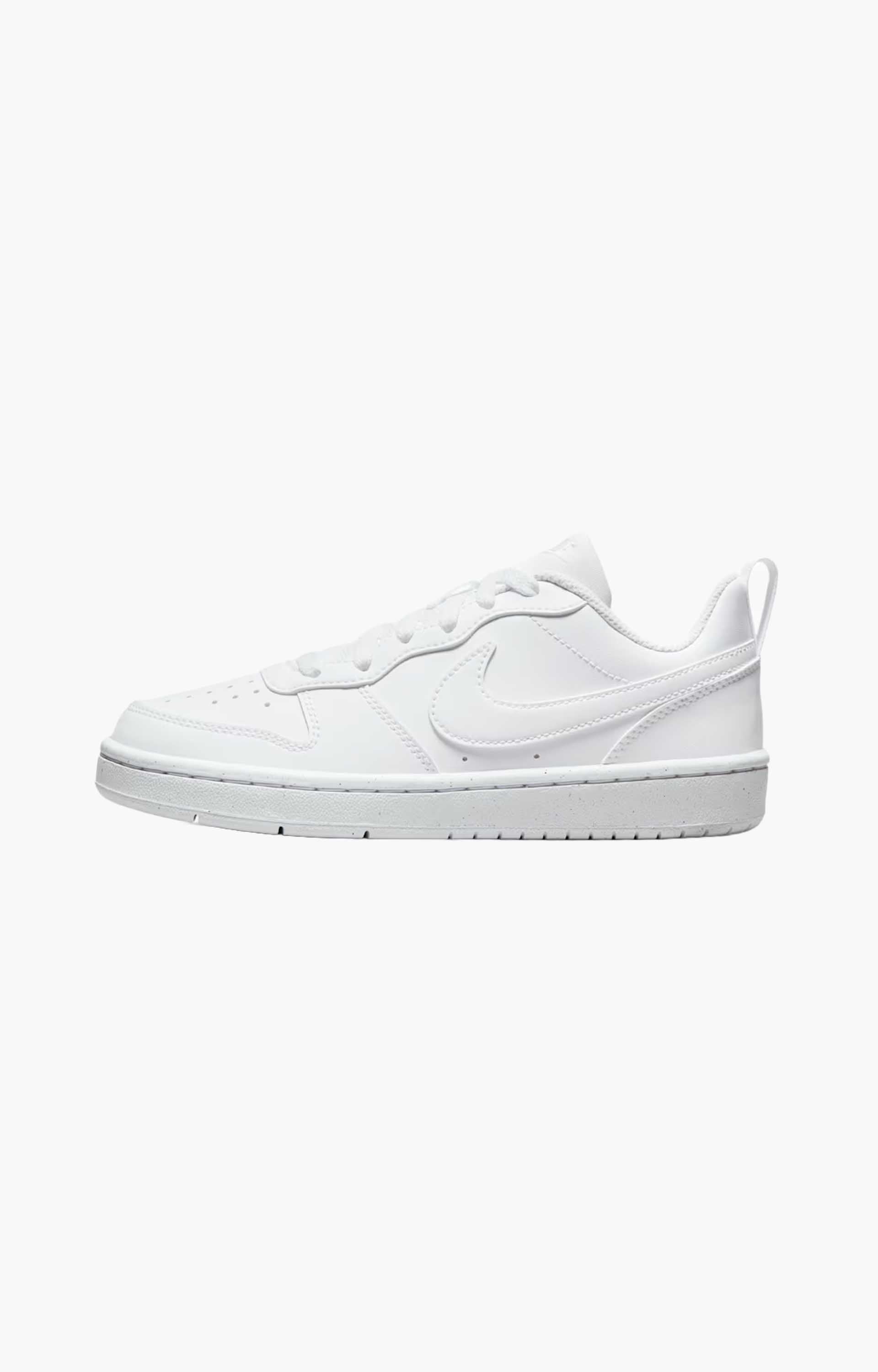 Nike Court Borough Low Craft DV5456-106 Youth Shoe, White/White