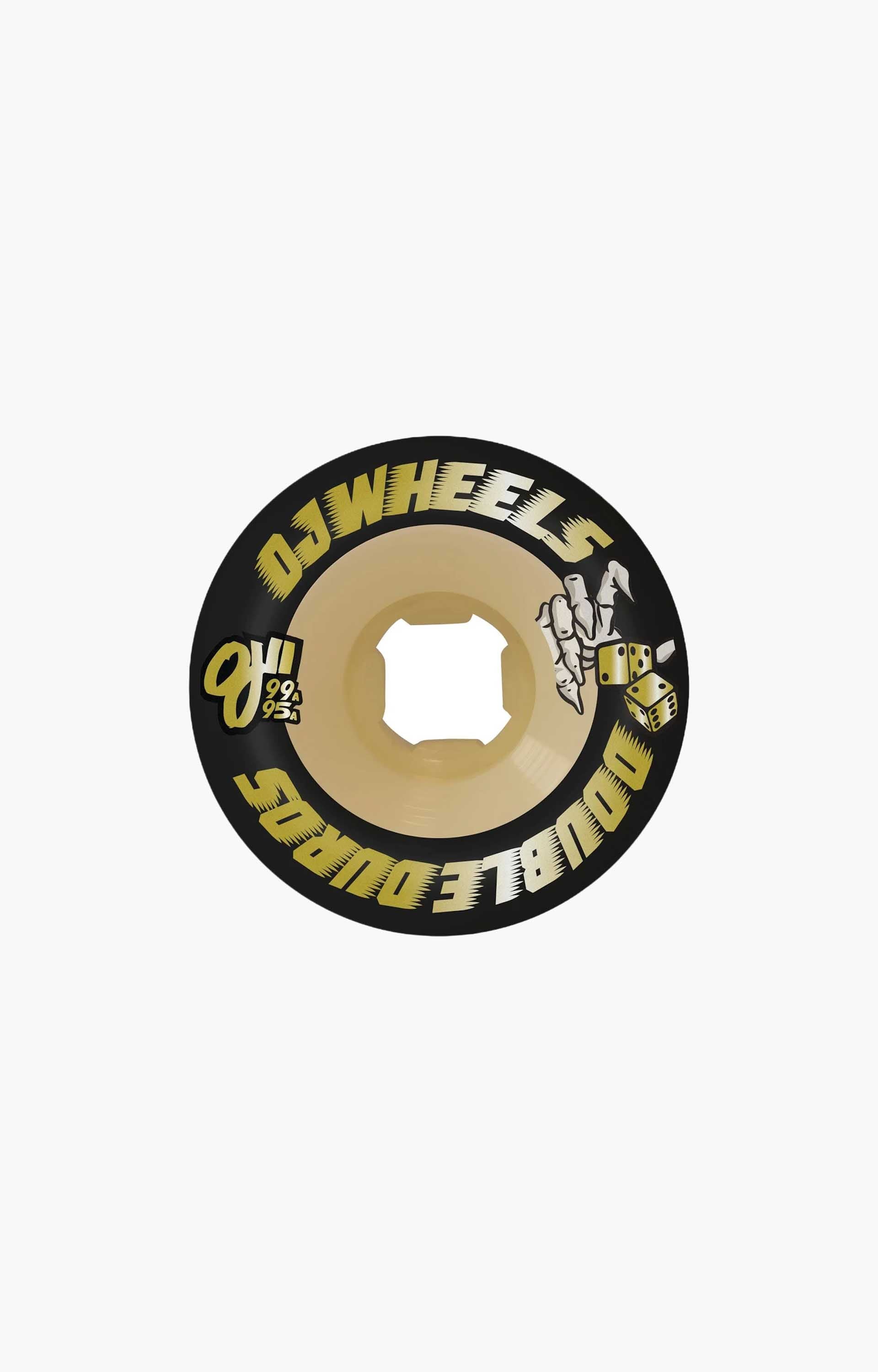 OJ Wheels 99D Double Duro Black/Gum Skateboard Wheels