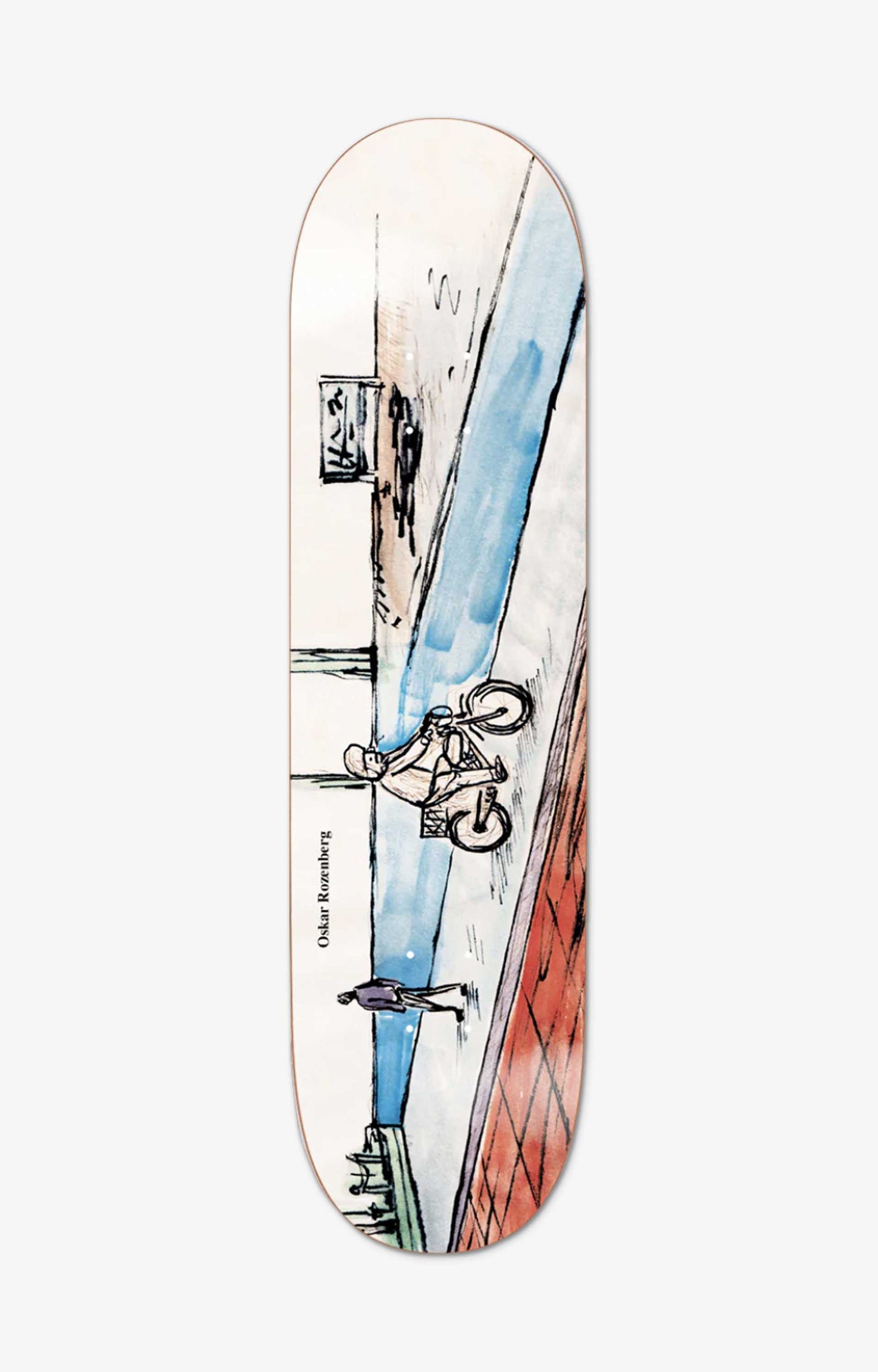 Polar Skate Co Oskar Rozenberg - West Harbour Skateboard Deck, Multi
