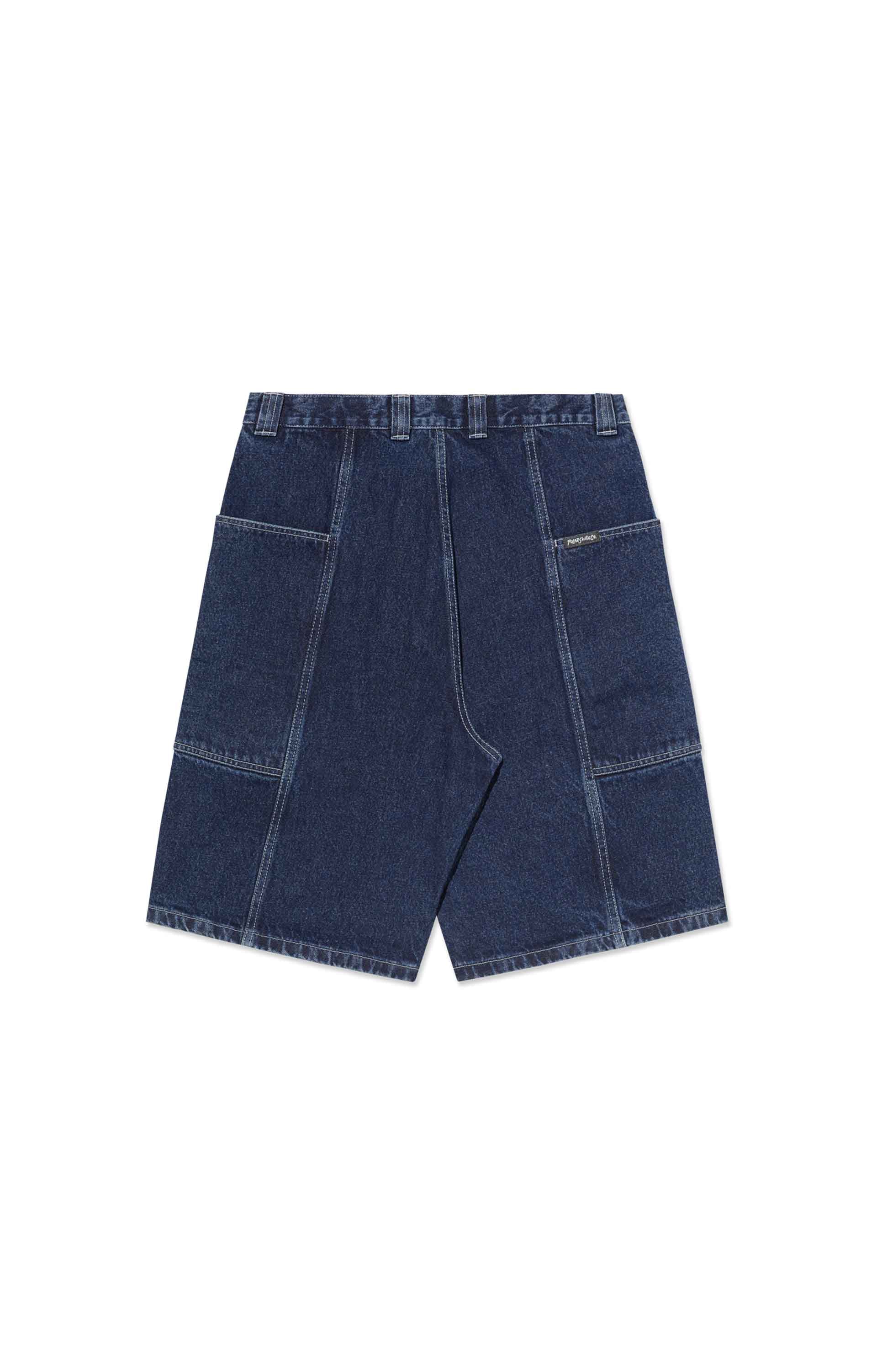 Polar Skate Co Jiro Shorts, Dark Blue/White Stitching