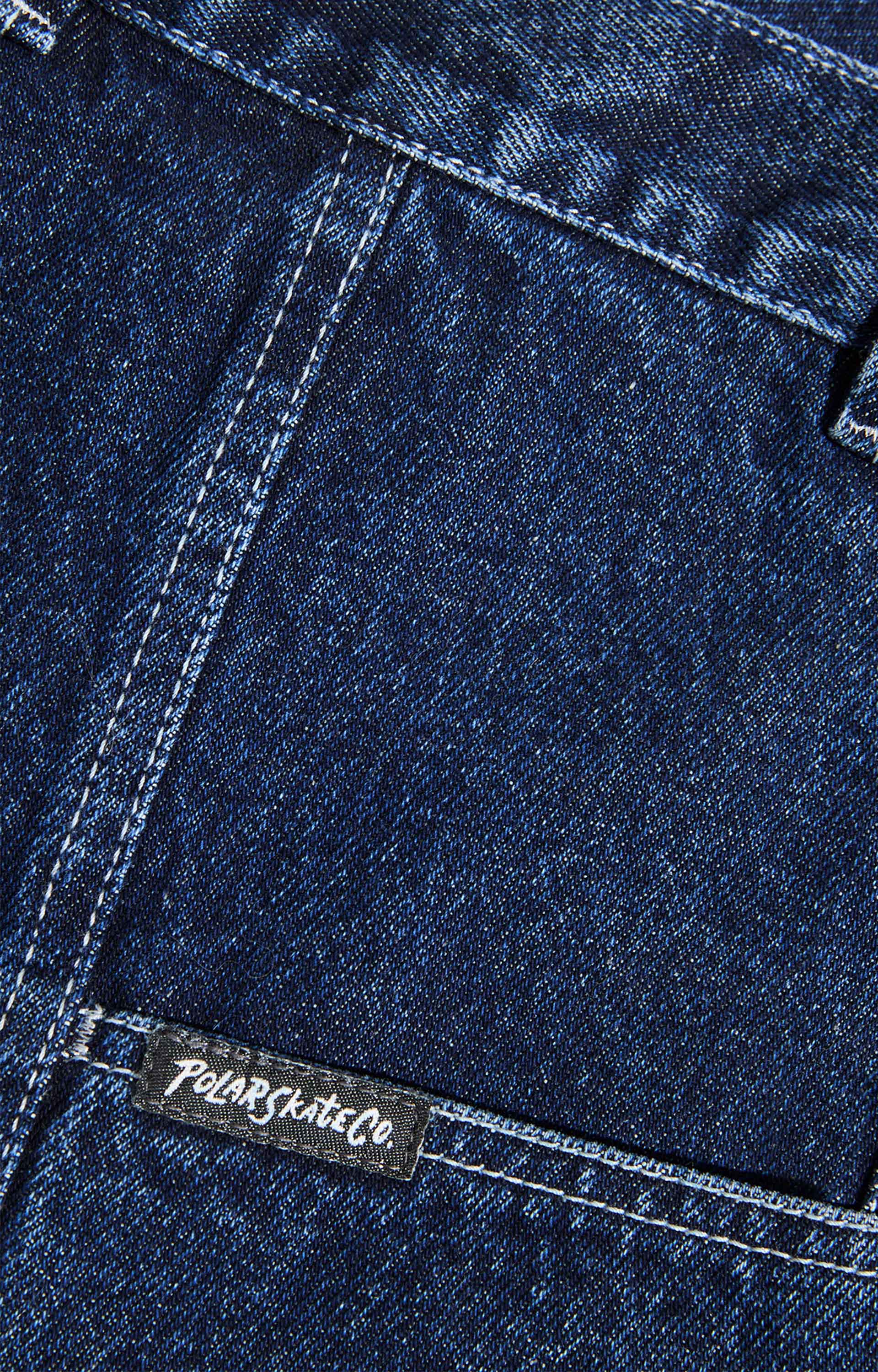Polar Skate Co Jiro Shorts, Dark Blue/White Stitching