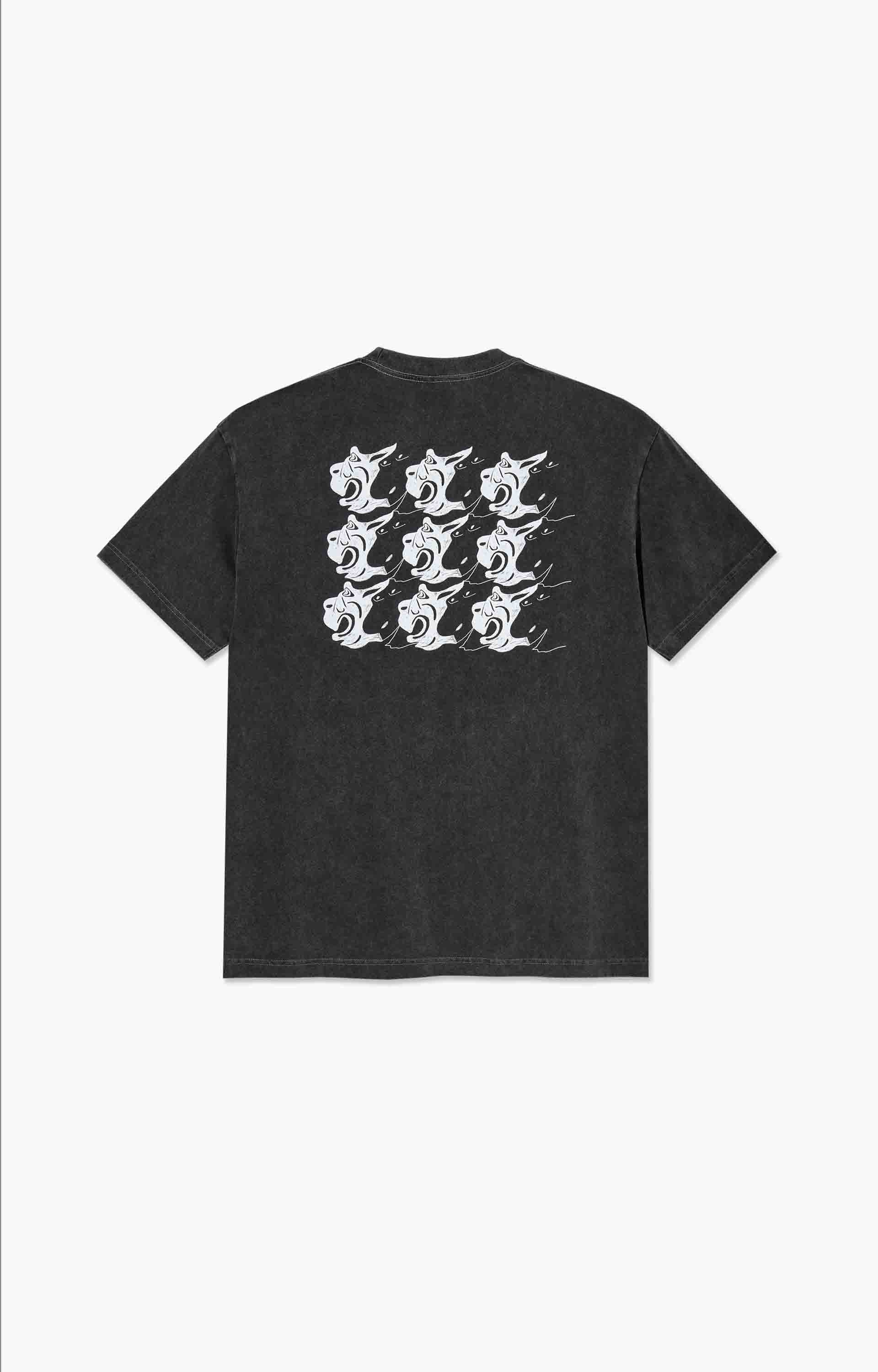 Polar Skate Co 2 Guys T-Shirt, Silver Black