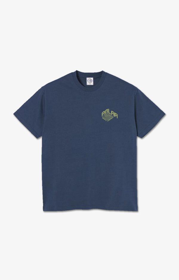 Polar Skate Co Graph T-Shirt, Grey Blue