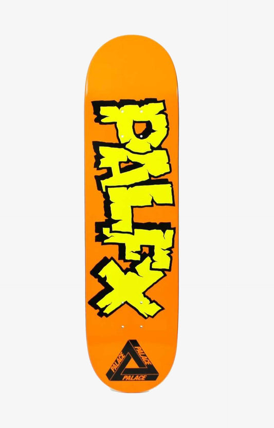 Palace NEIN FX Orange Skateboard Deck, 8.1"
