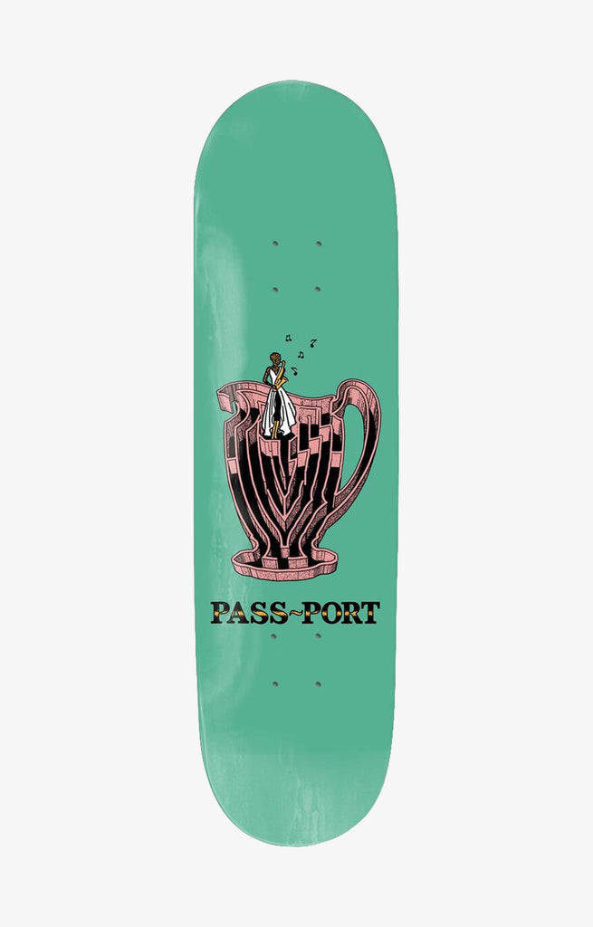 Pass~Port Maze Series Jug Skateboard Deck, Green